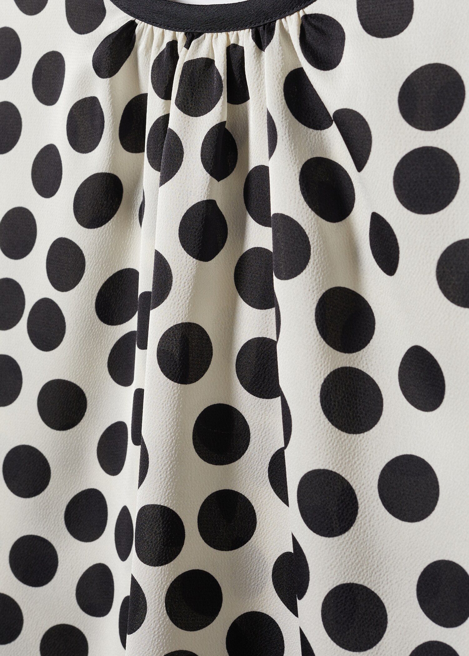 Polka-dot print blouse - Details of the article 8