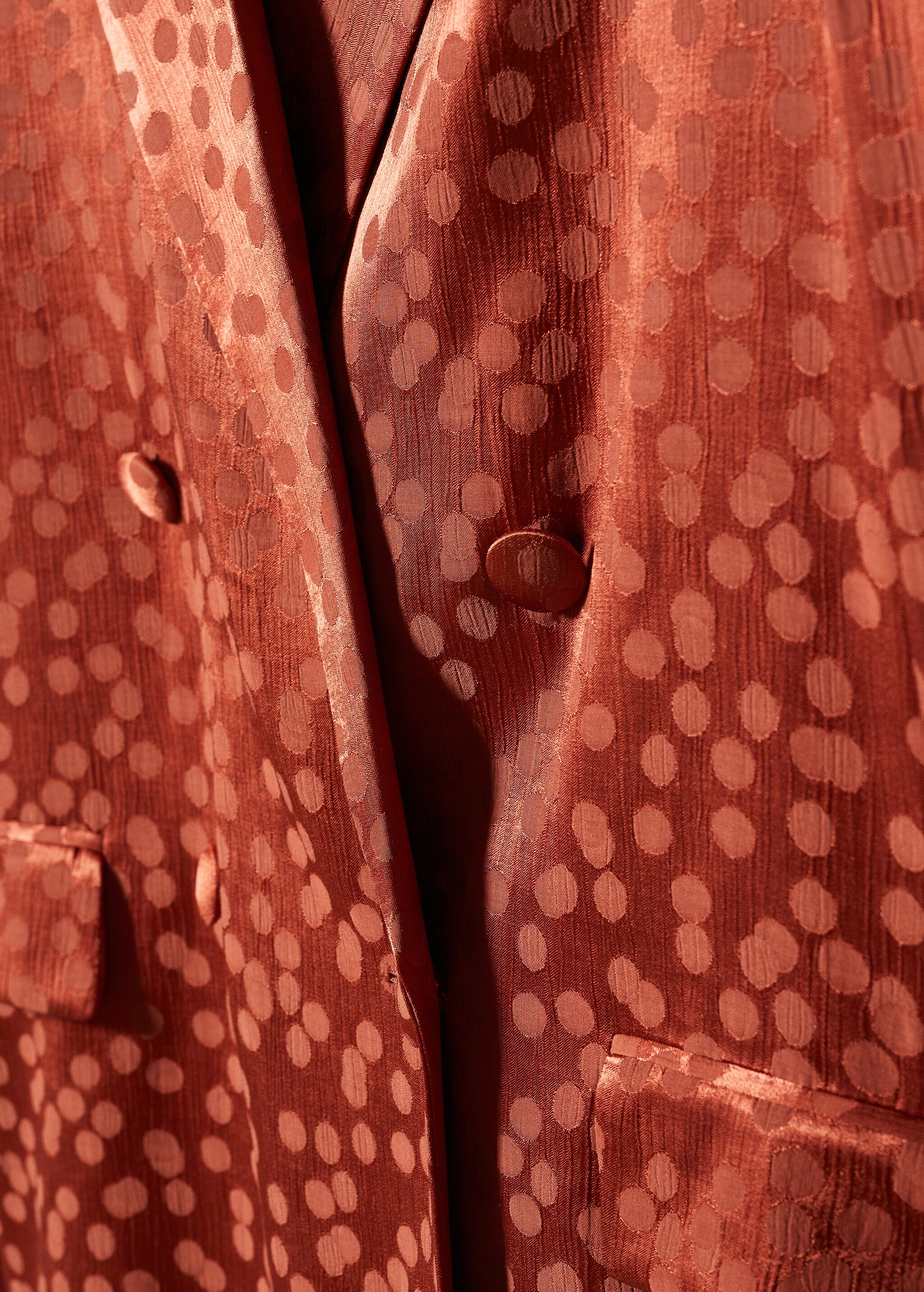 Satin printed blazer - Details of the article 8