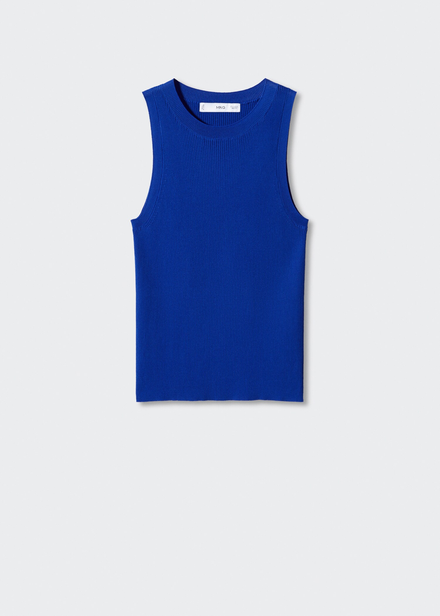 Knitted top with wide straps - Article without model