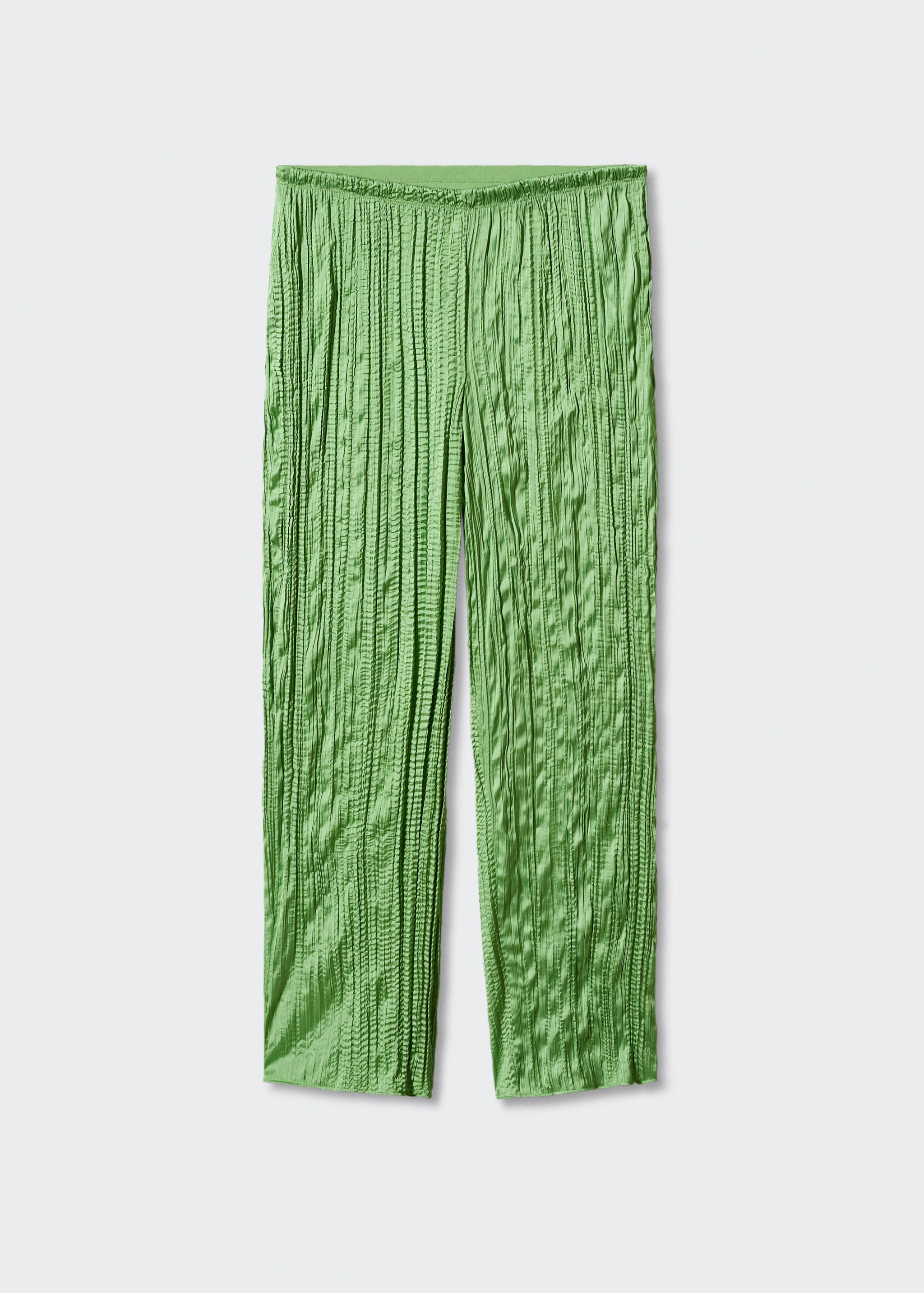 Satin pleated trousers - Article without model