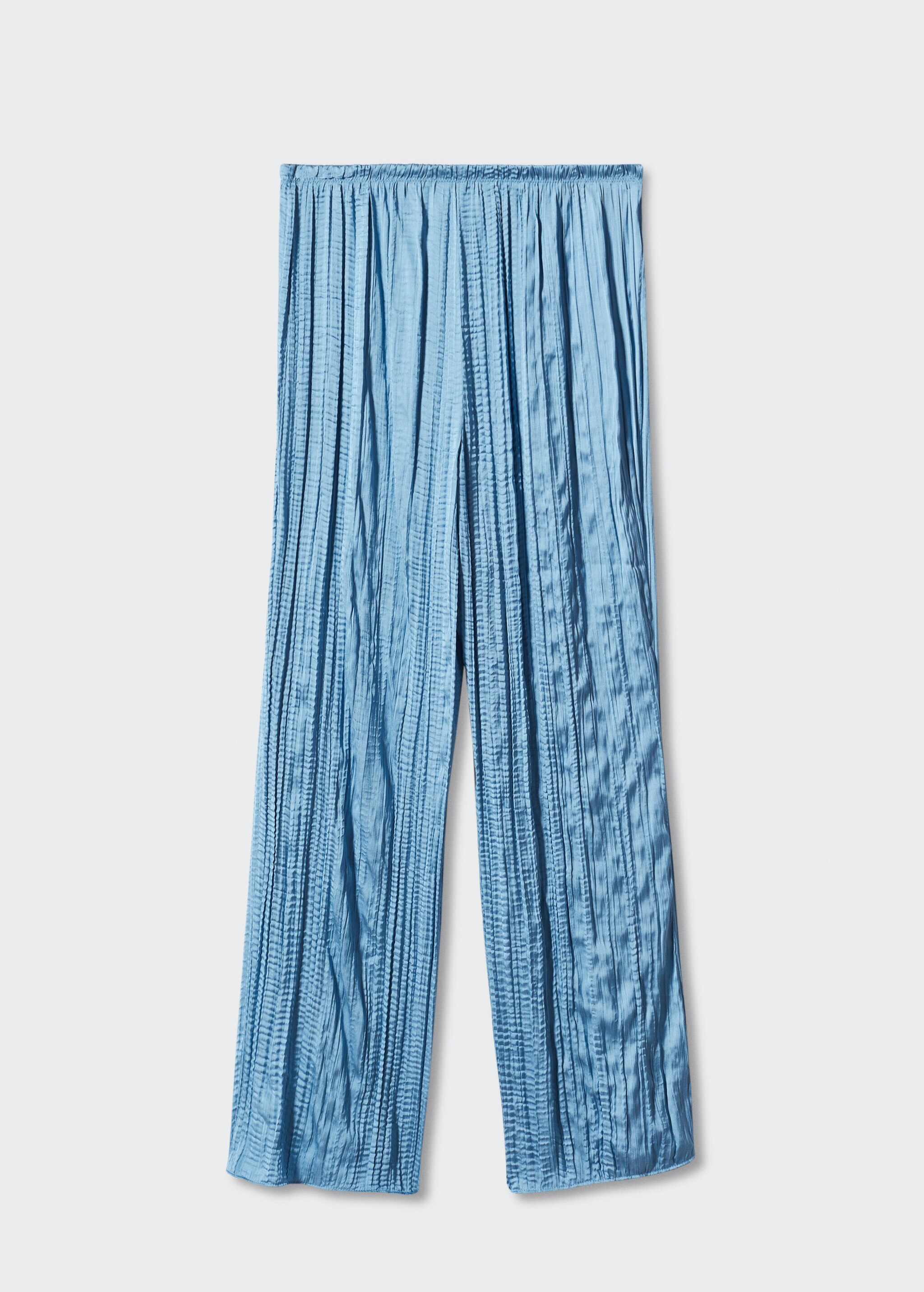 Satin pleated trousers - Article without model