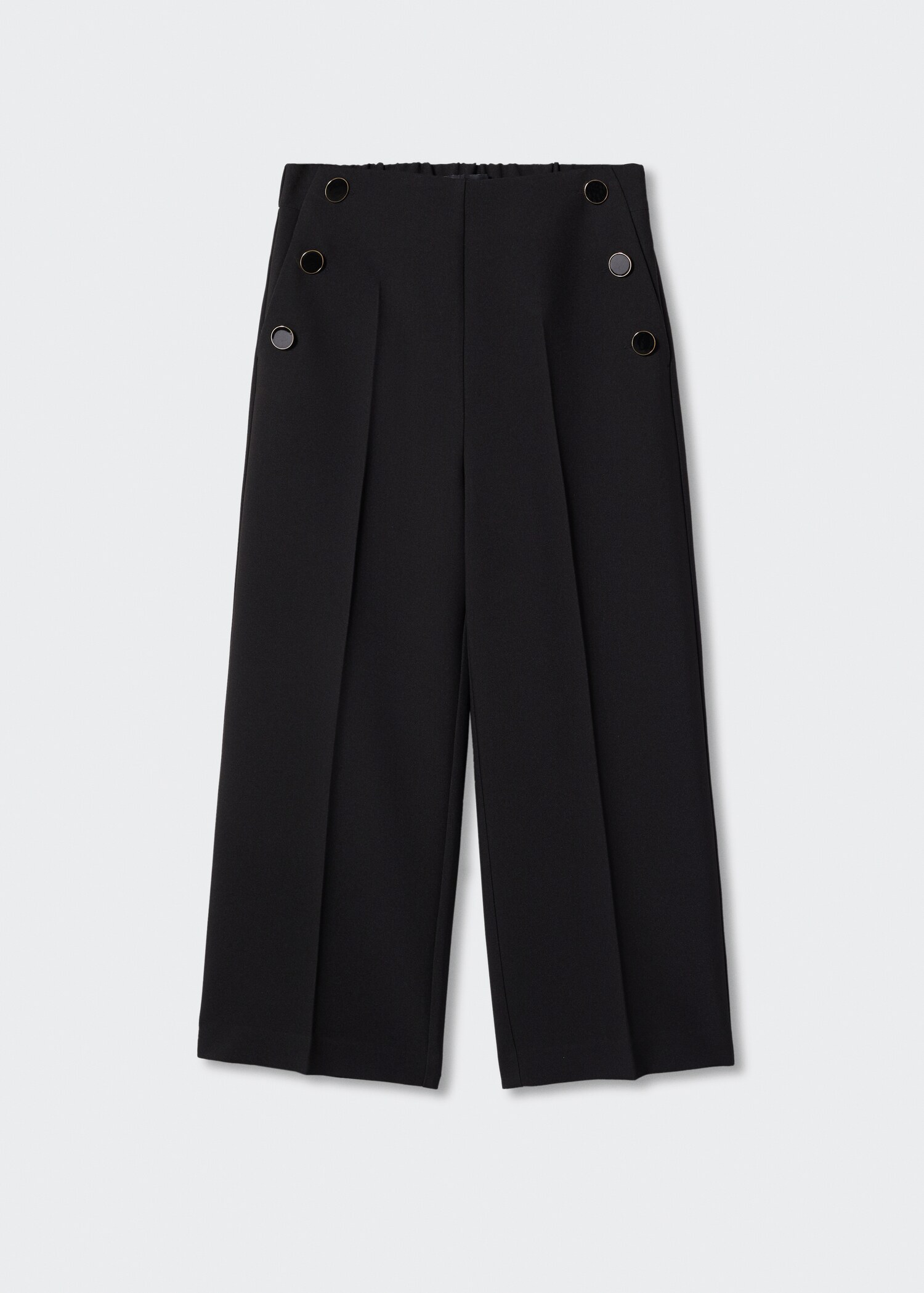 Cropped button trousers - Article without model