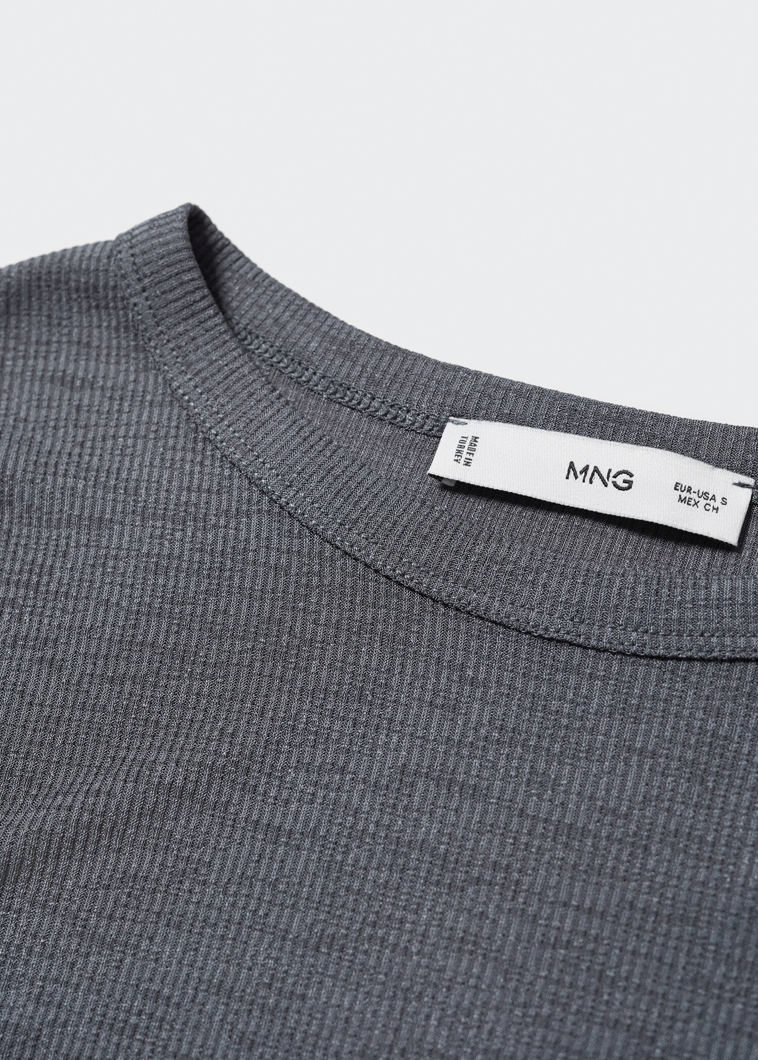 Camiseta punto canalé - Detalle del artículo 8