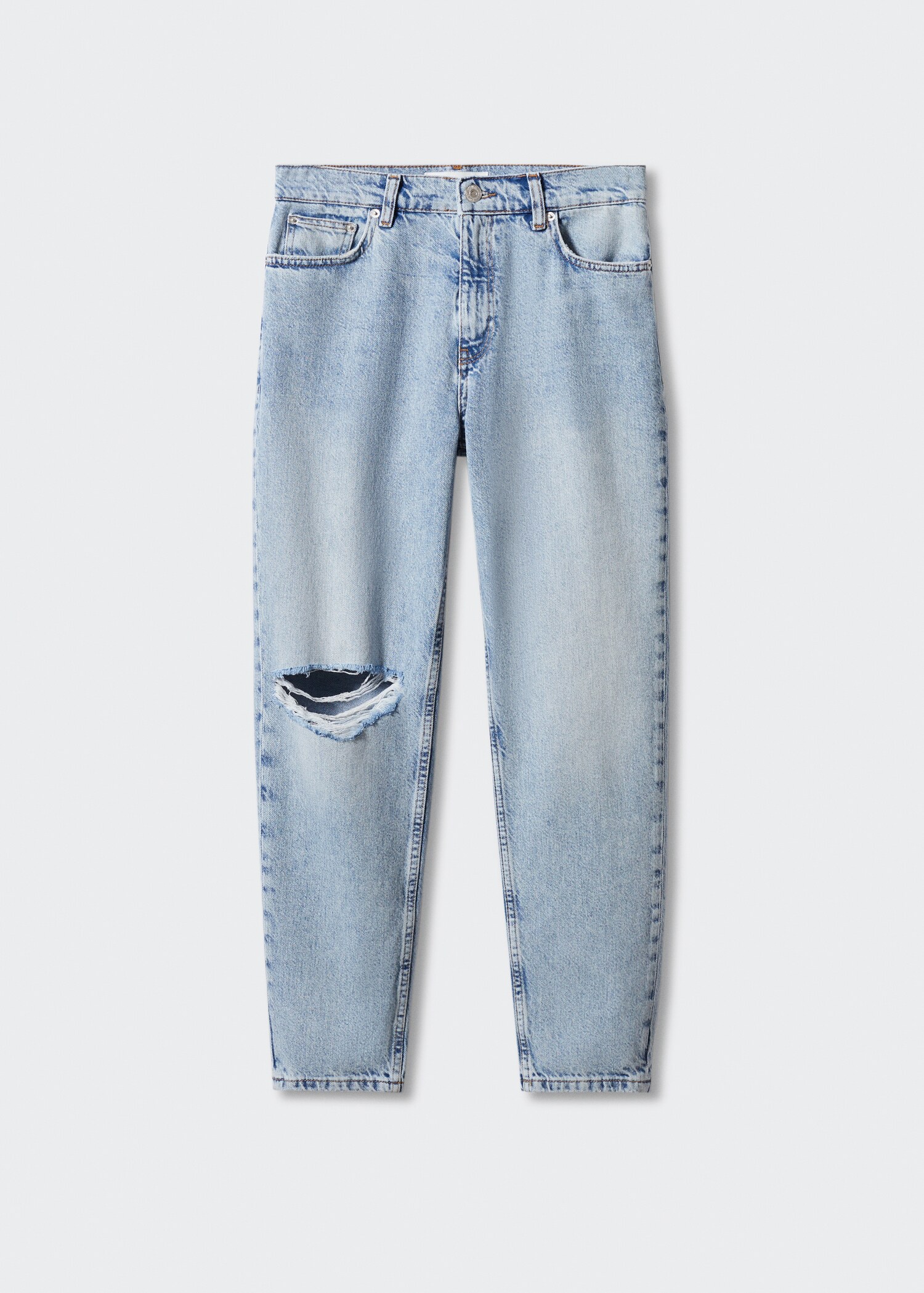 Mom jeans hög midja - Artikel utan modell