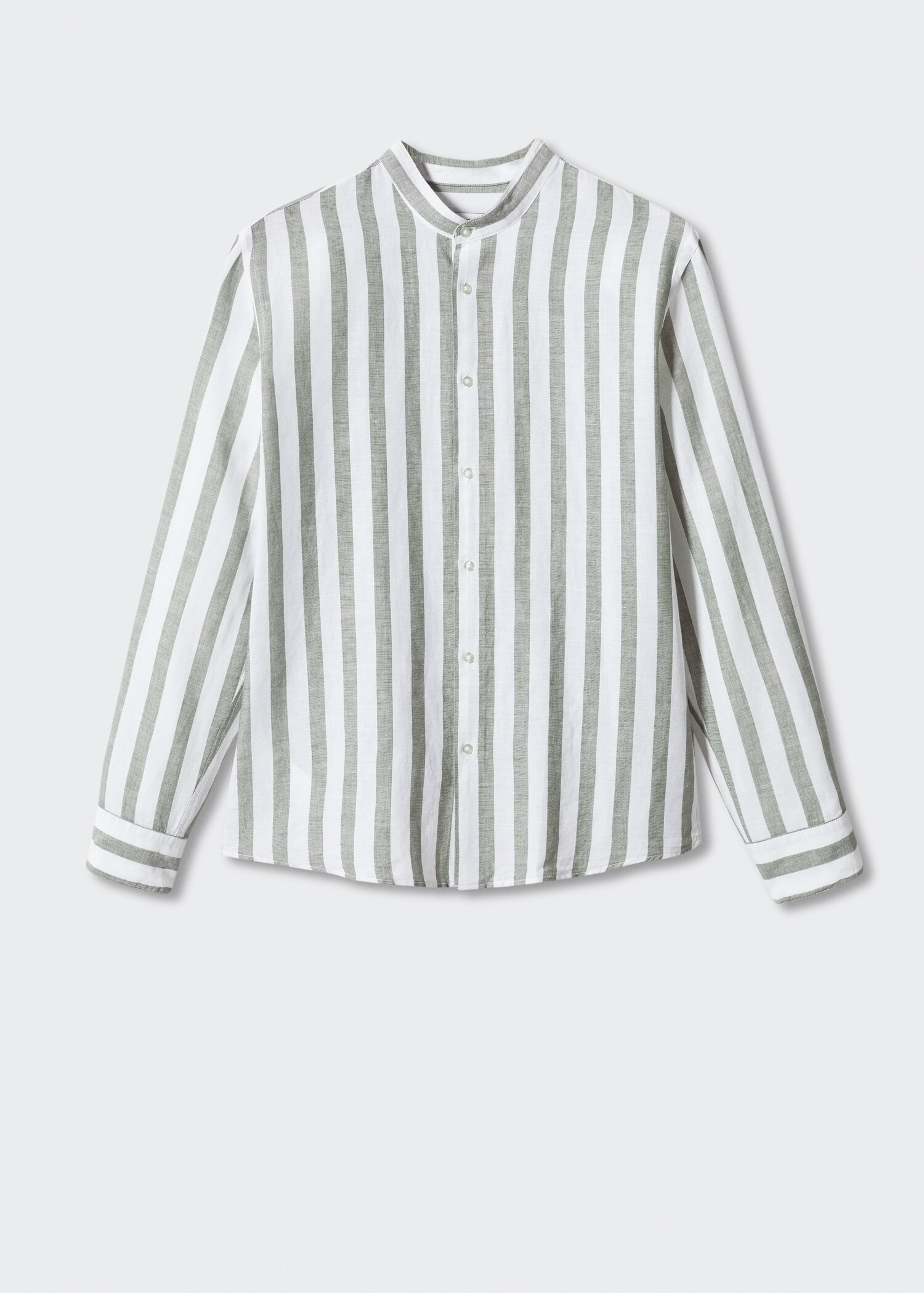 Camisa regular fit lino rayas  - Artículo sin modelo