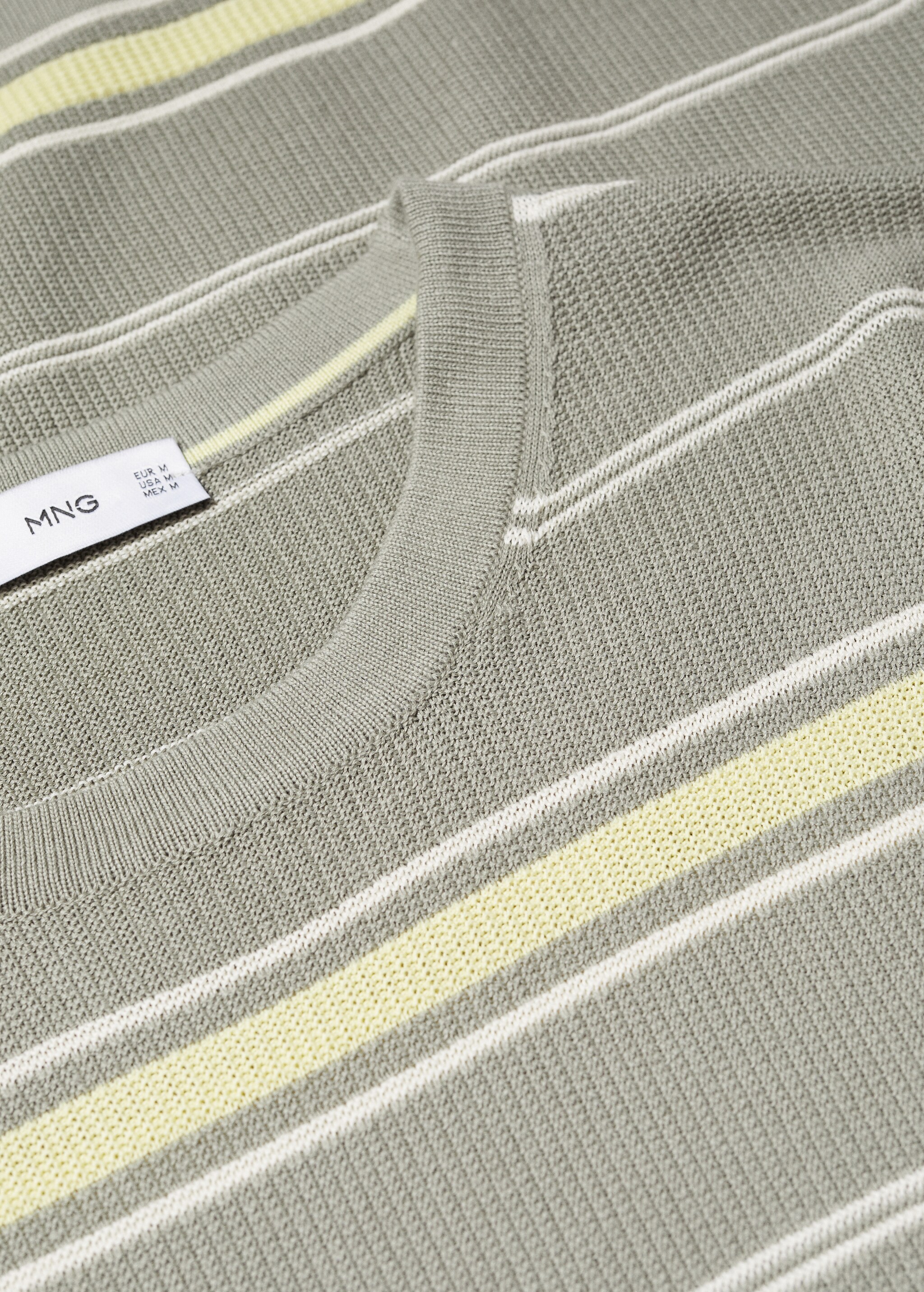 Camiseta 100% algodón estructura rayas - Detalle del artículo 8