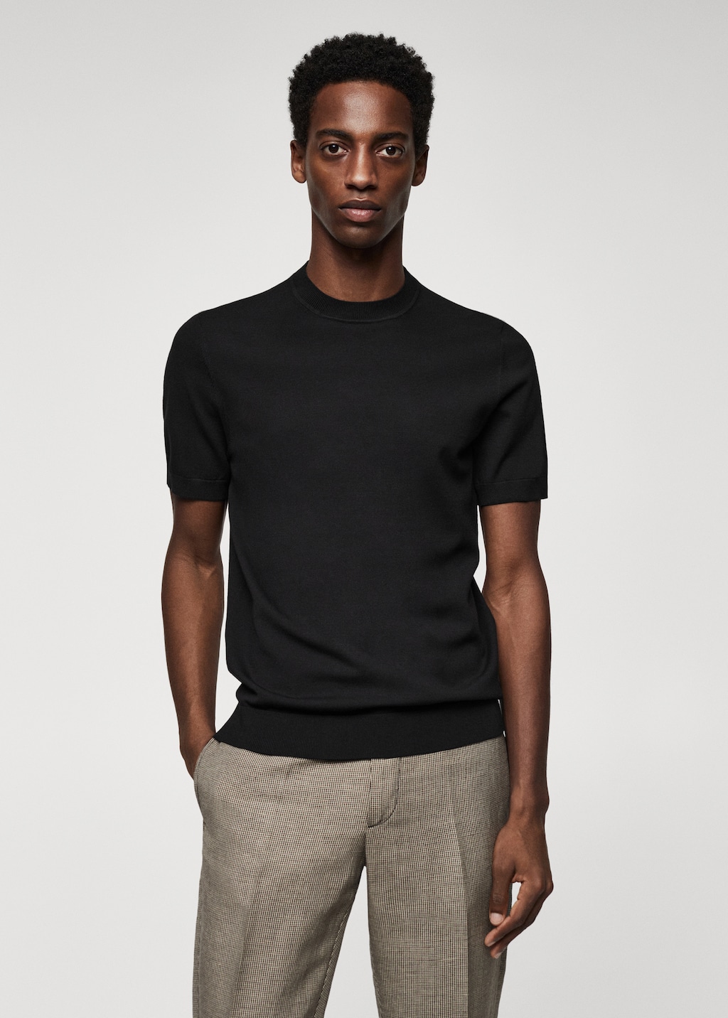 Camiseta de punto hombre deals