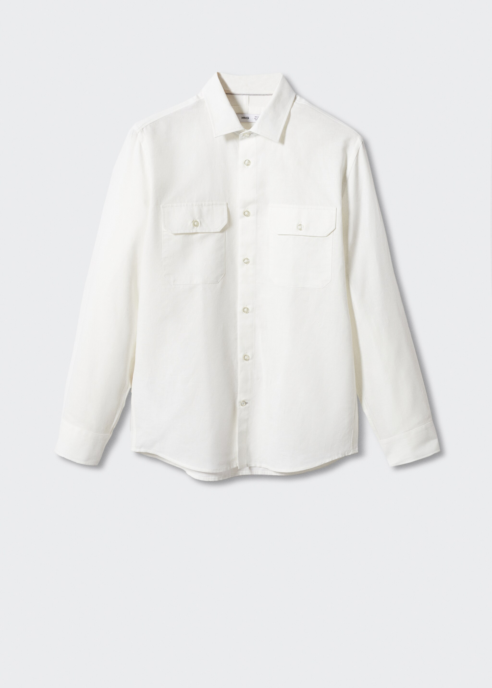 Camisa regular fit lino bolsillos - Artículo sin modelo