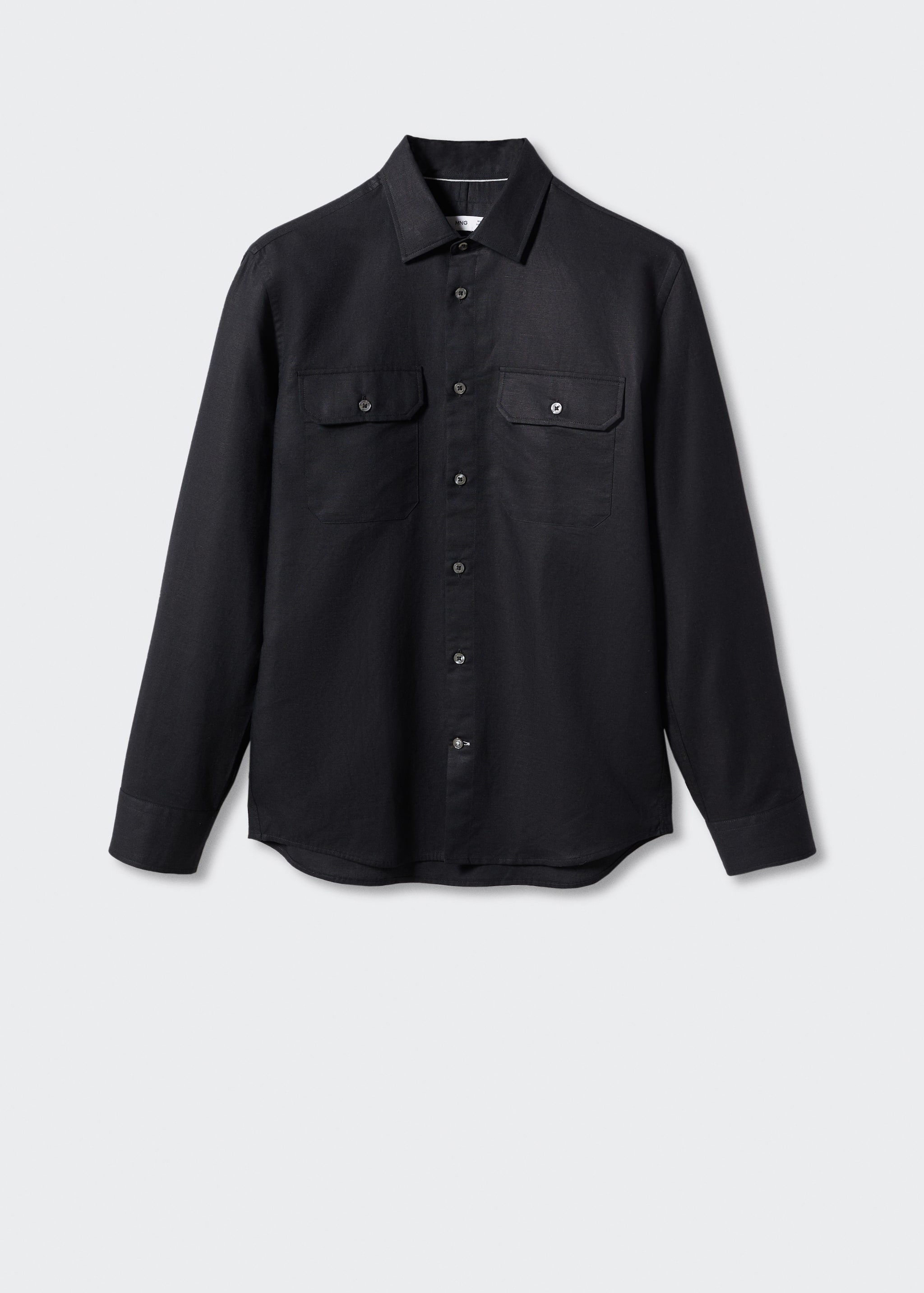 Camisa regular fit lino bolsillos - Artículo sin modelo