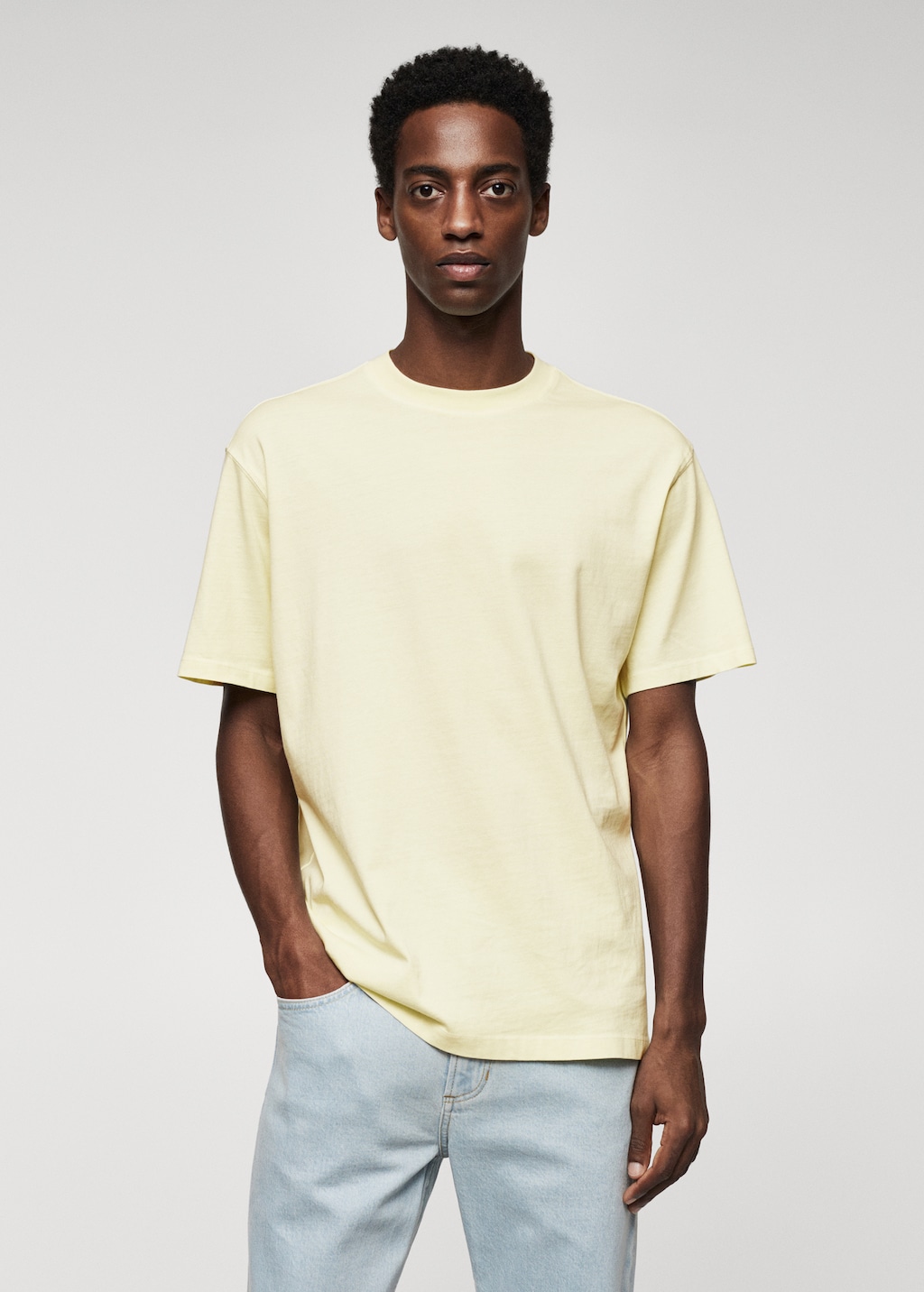 Mango basic t shirt online