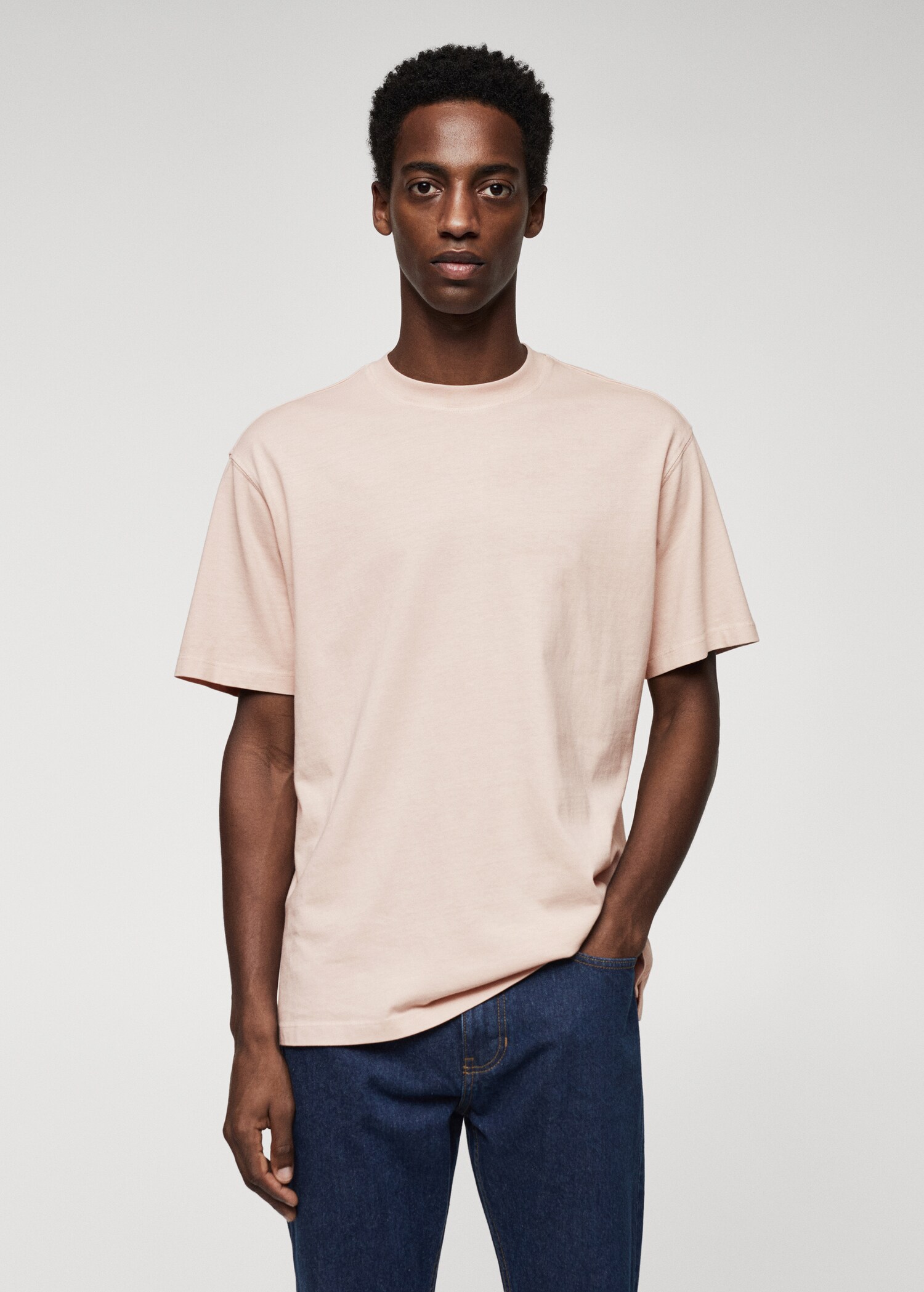 100% cotton relaxed-fit t-shirt - Medium plane