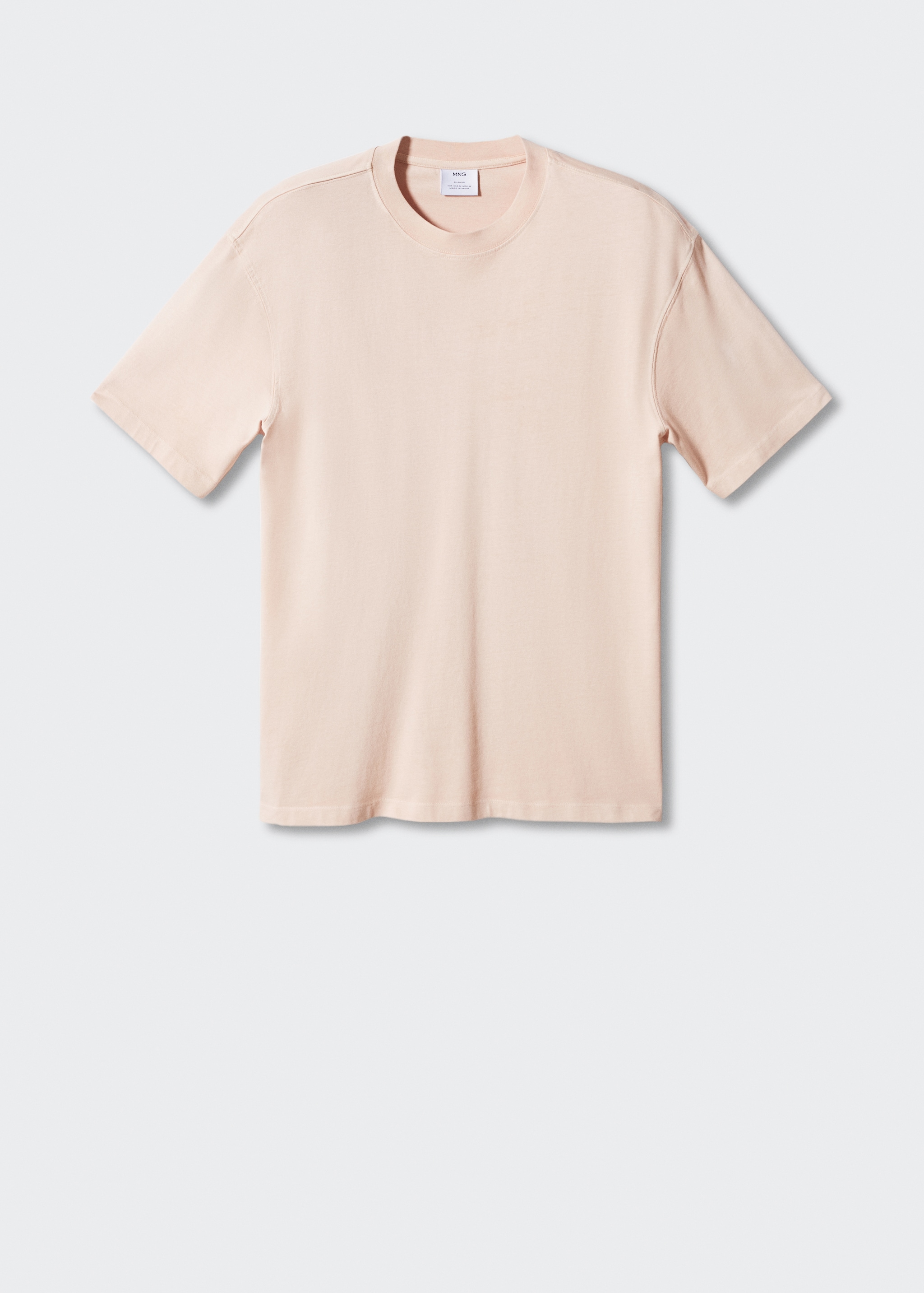 T-shirt 100 % bomull relaxed fit - Artikel utan modell