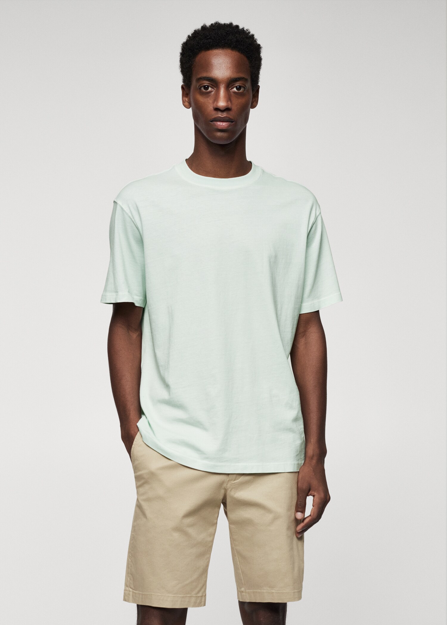 100% cotton relaxed-fit t-shirt - Medium plane
