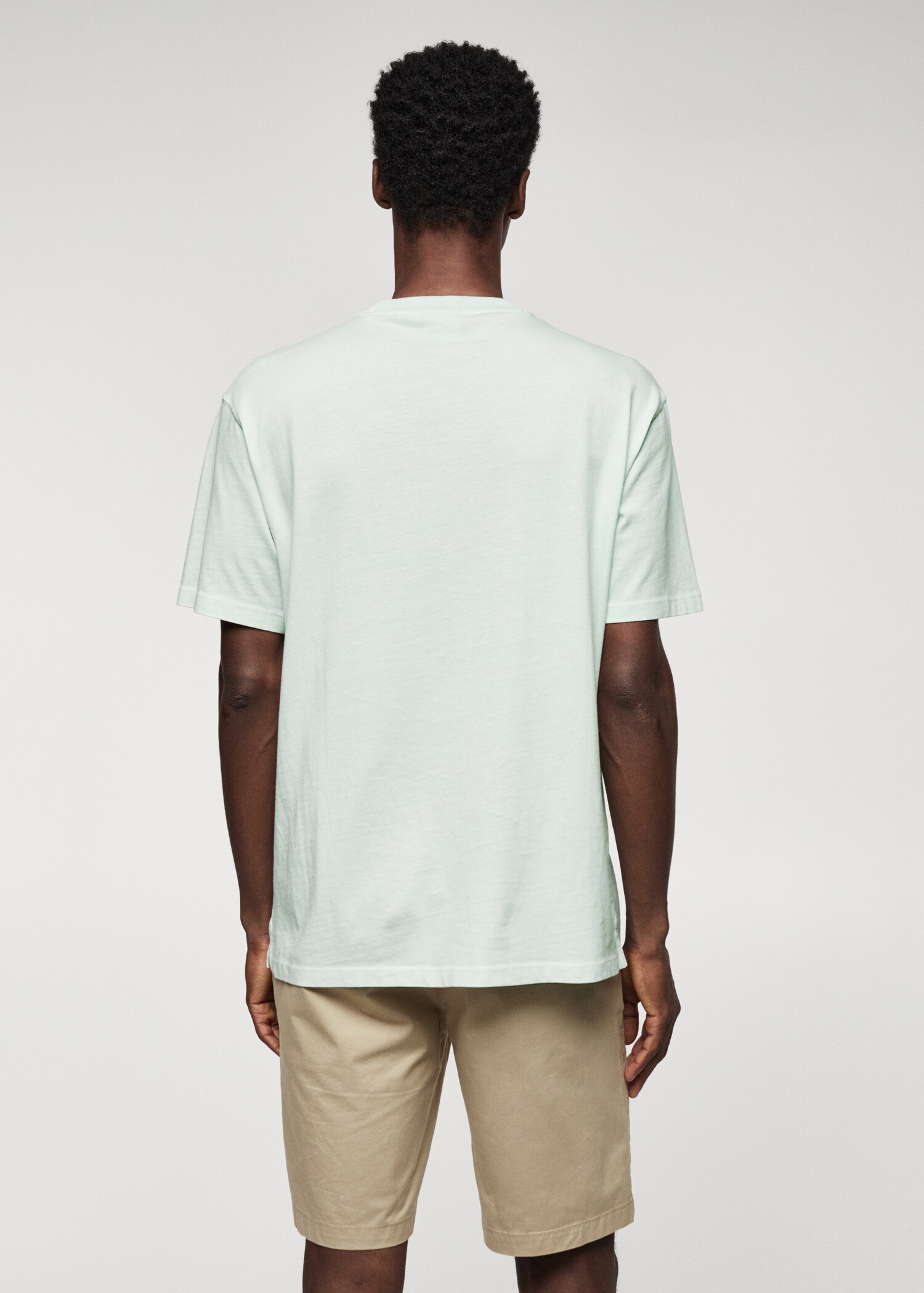 100% cotton relaxed-fit t-shirt - Reverse of the article