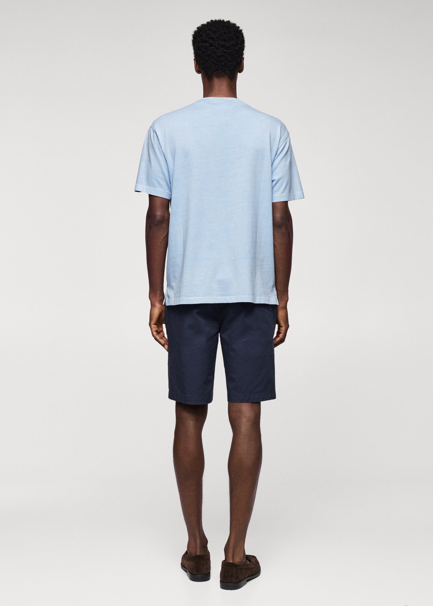 100% cotton relaxed-fit t-shirt - Reverse of the article