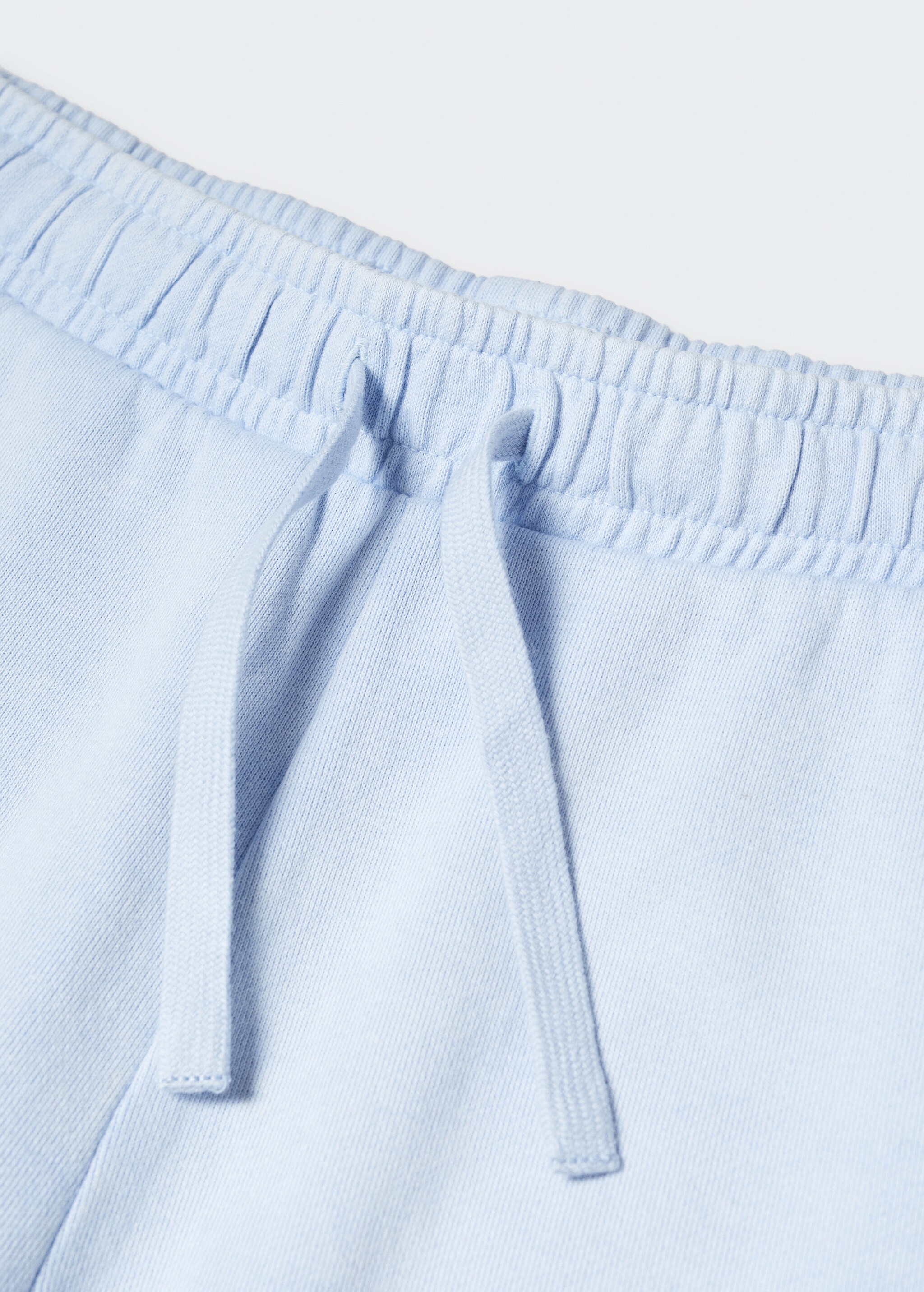 Dyed cotton jogging shorts - Details of the article 8