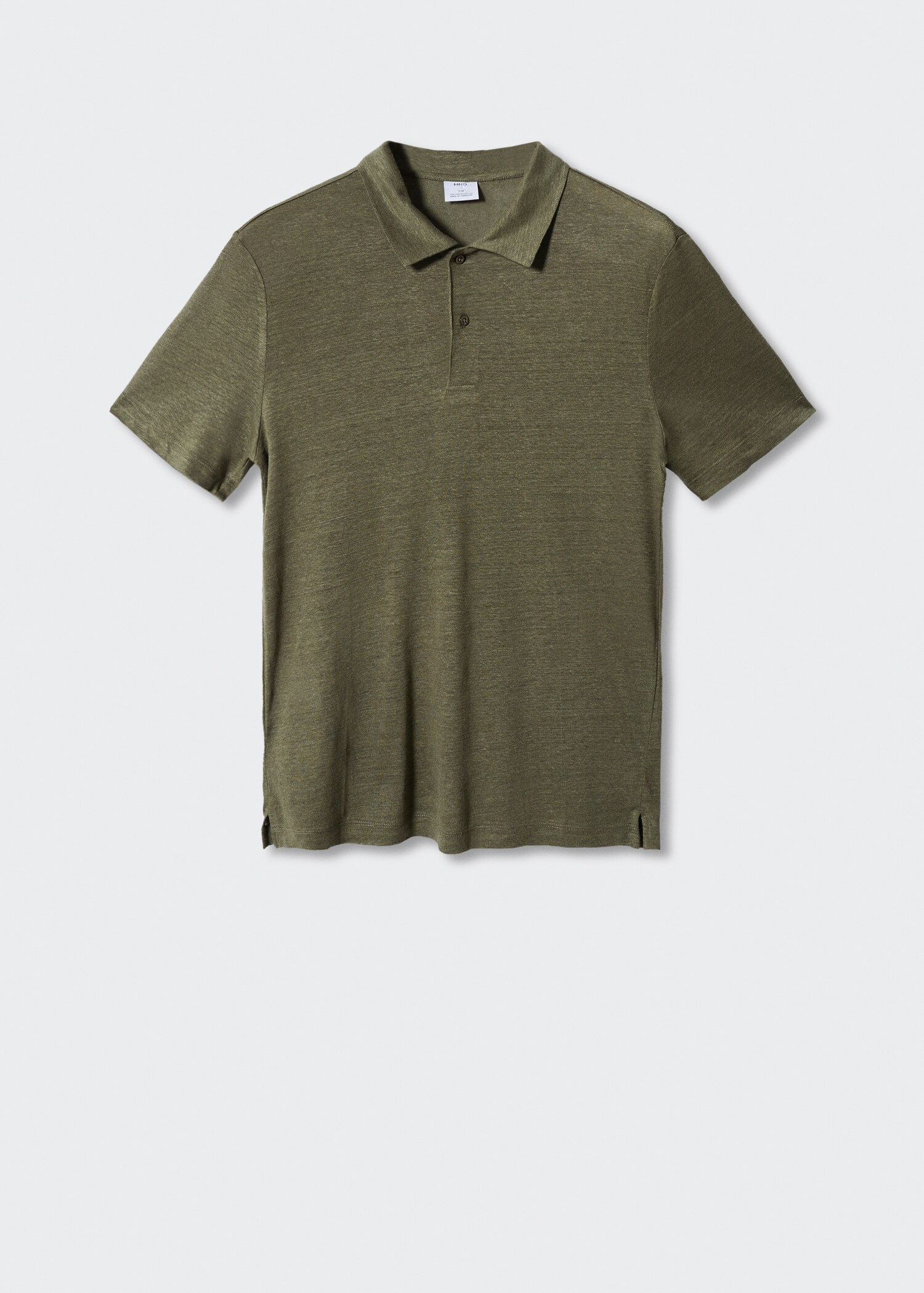 Koszulka polo slim fit ze 100% lnu - Artykuł bez modela/modelki
