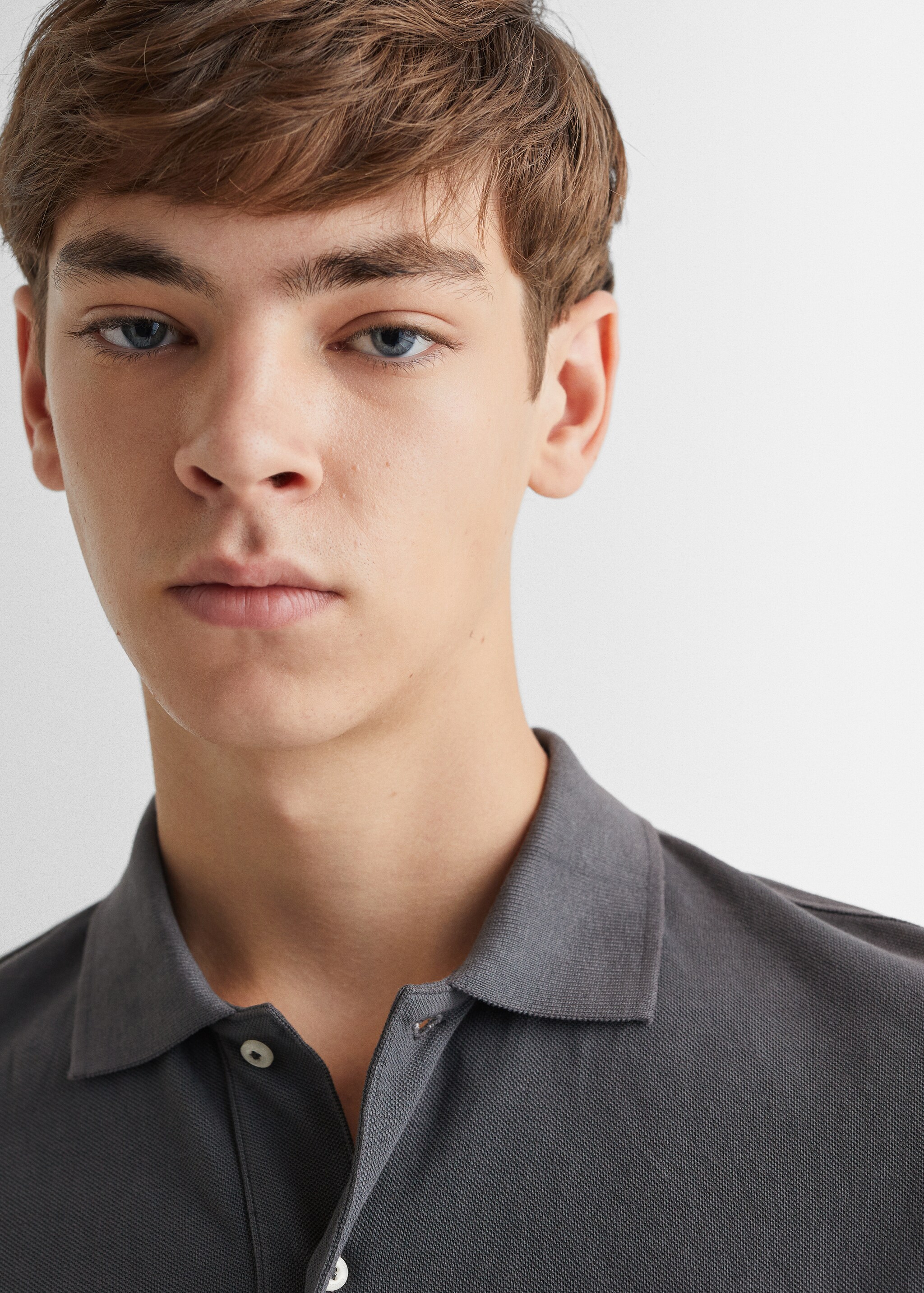 100% cotton polo shirt - Details of the article 1