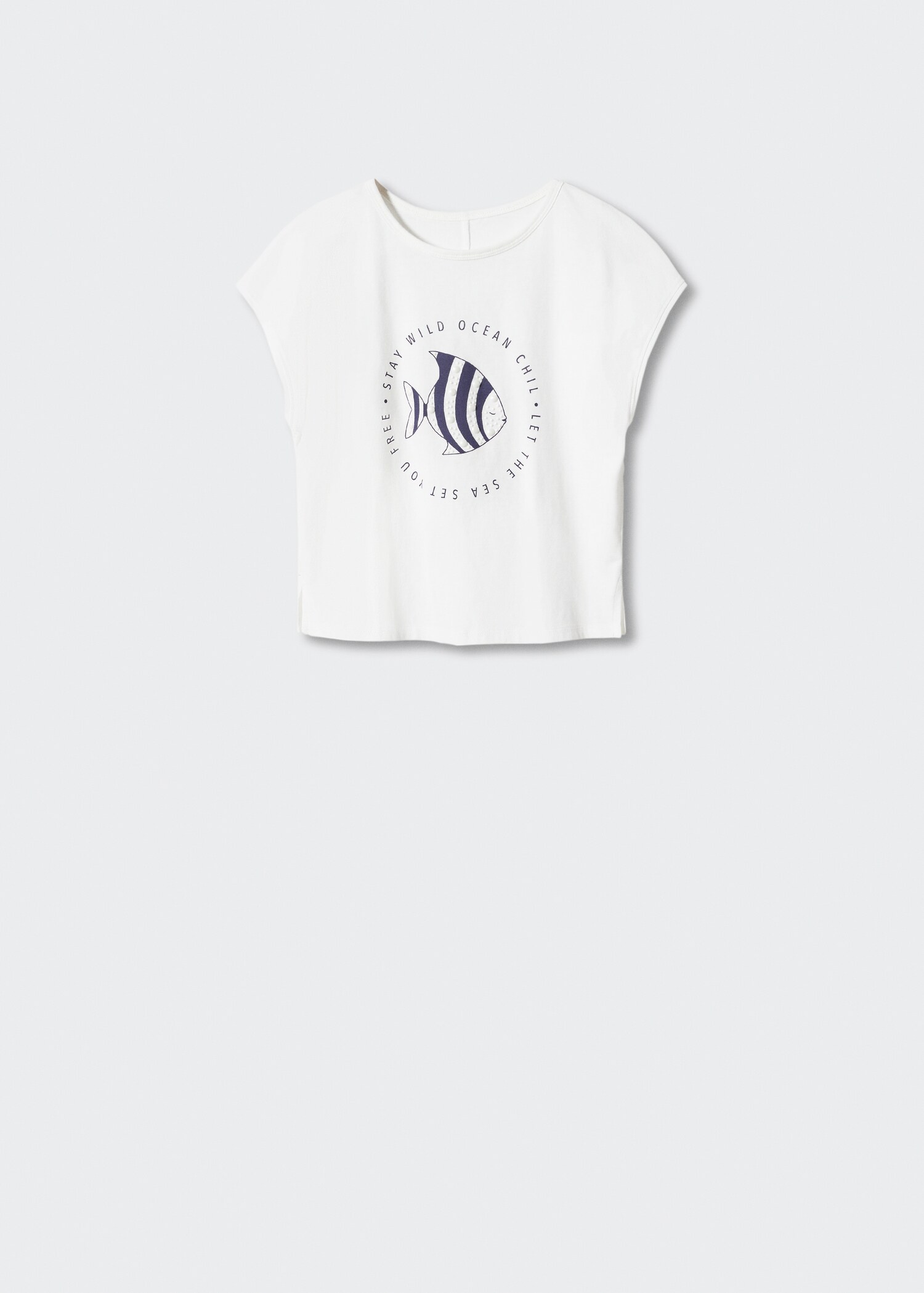Mönstrad t-shirt relief - Artikel utan modell