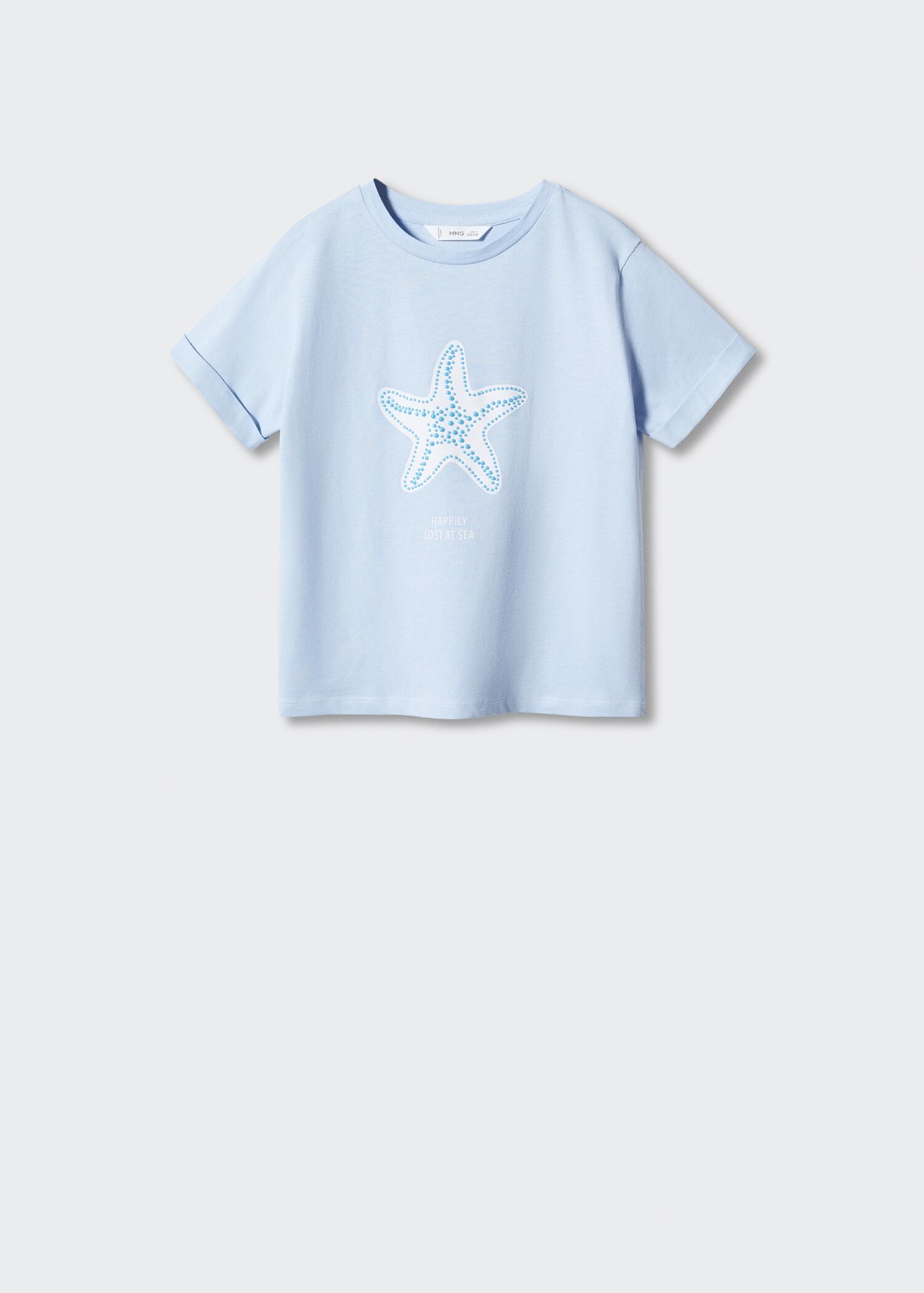 Mönstrad t-shirt relief - Artikel utan modell