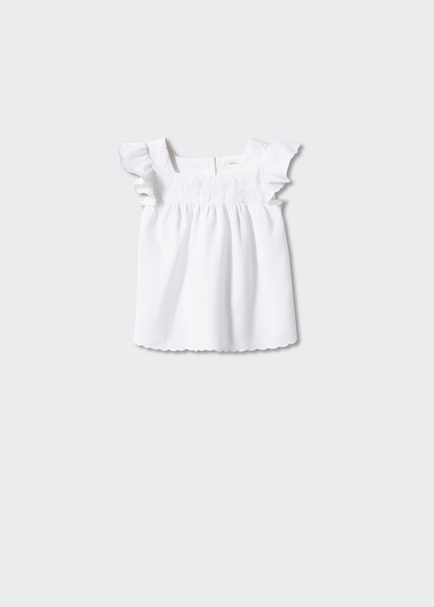 Blouse manches volantées - Article sans modèle