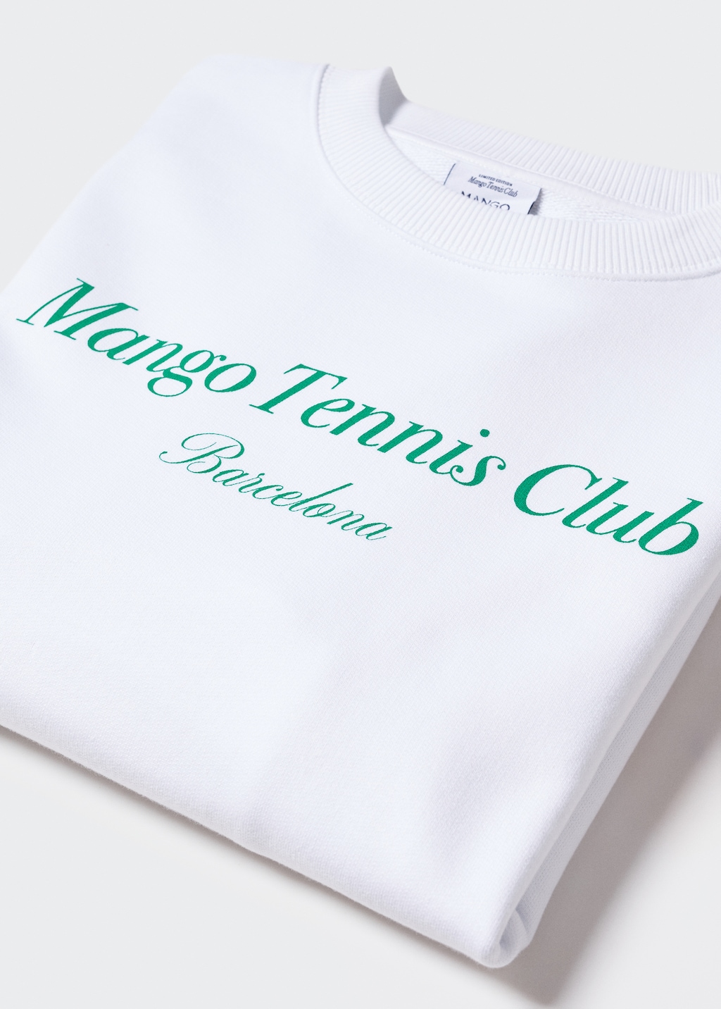 Logo cotton sweatshirt Women MANGO OUTLET Finland