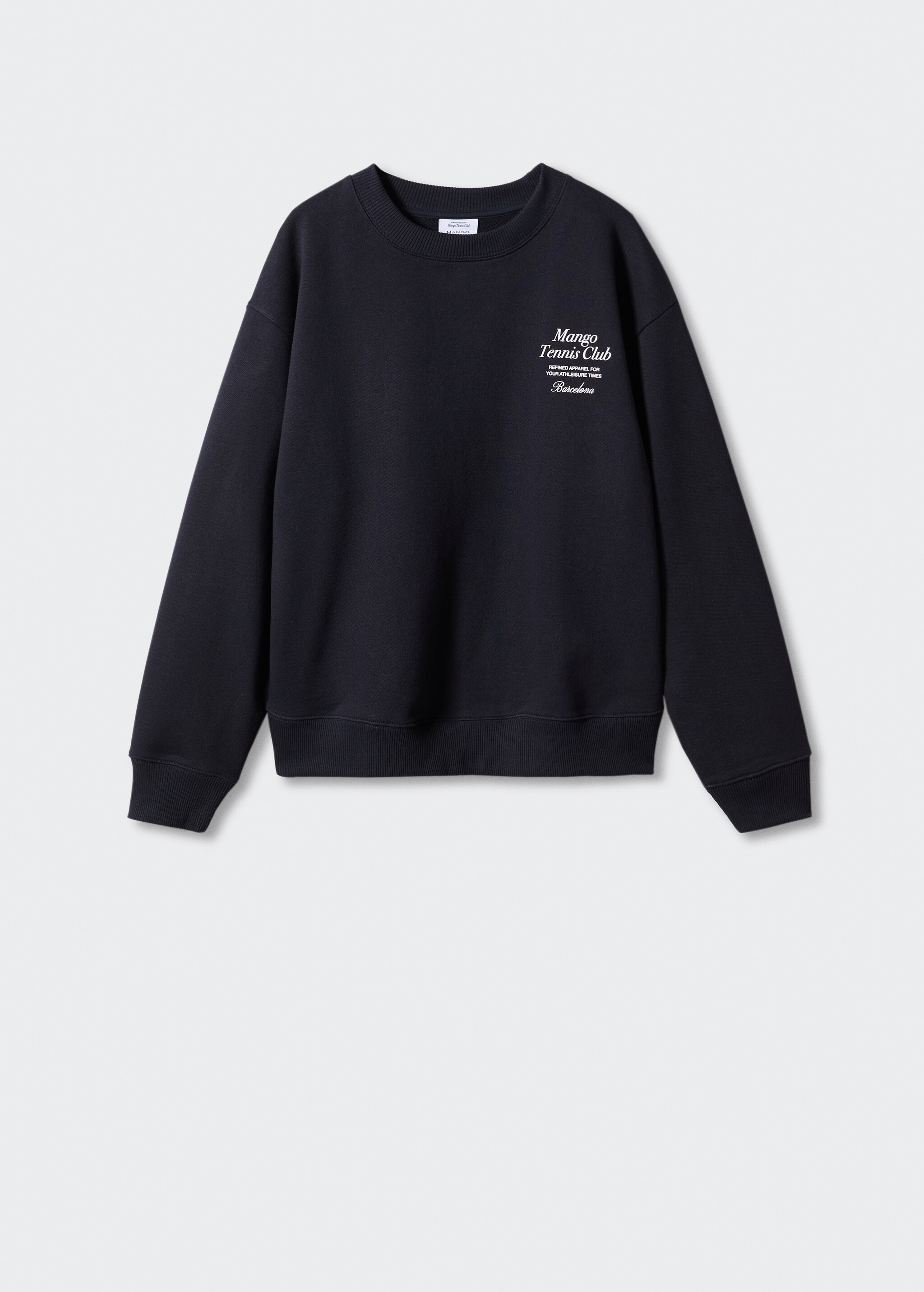 Baumwoll-Sweatshirt mit Logo - Artikel ohne Model
