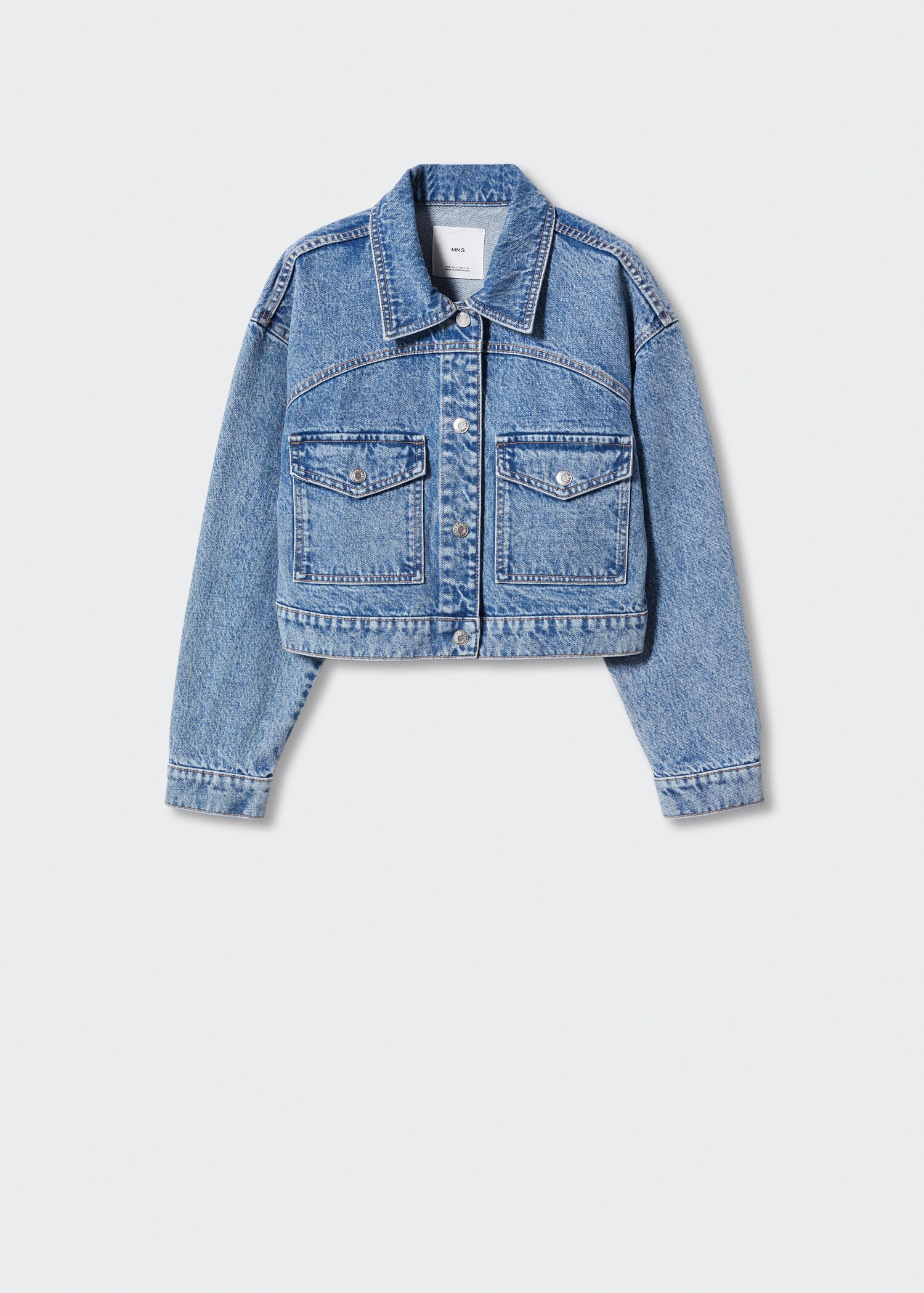 Pocketed denim jacket - Article without model