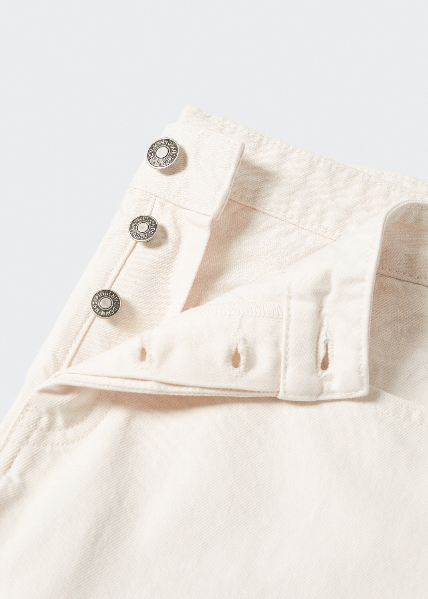 Cotton denim shorts - Details of the article 8