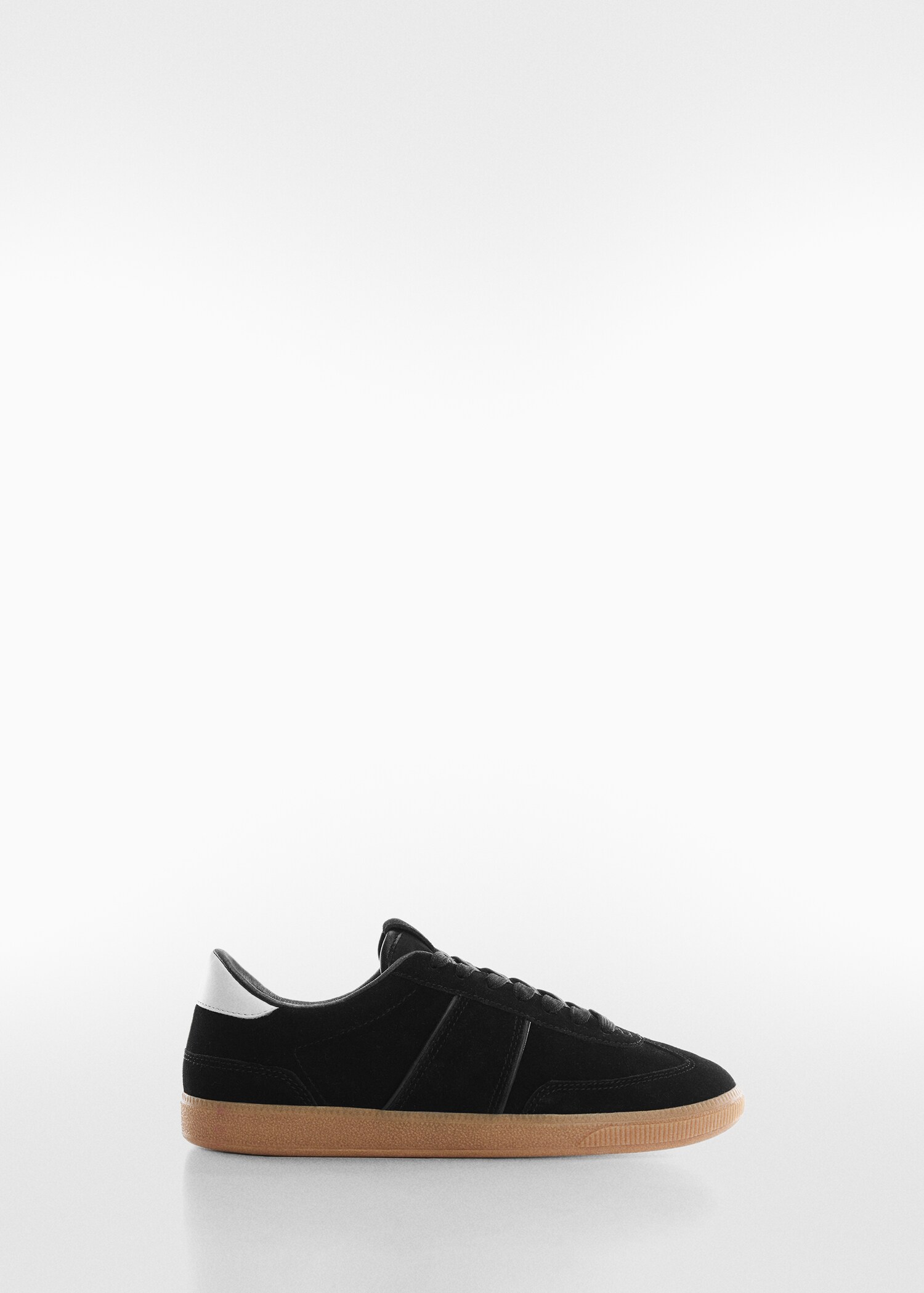 Buty sportowe skórzane na kontrastowej podeszwie - Artykuł bez modela/modelki
