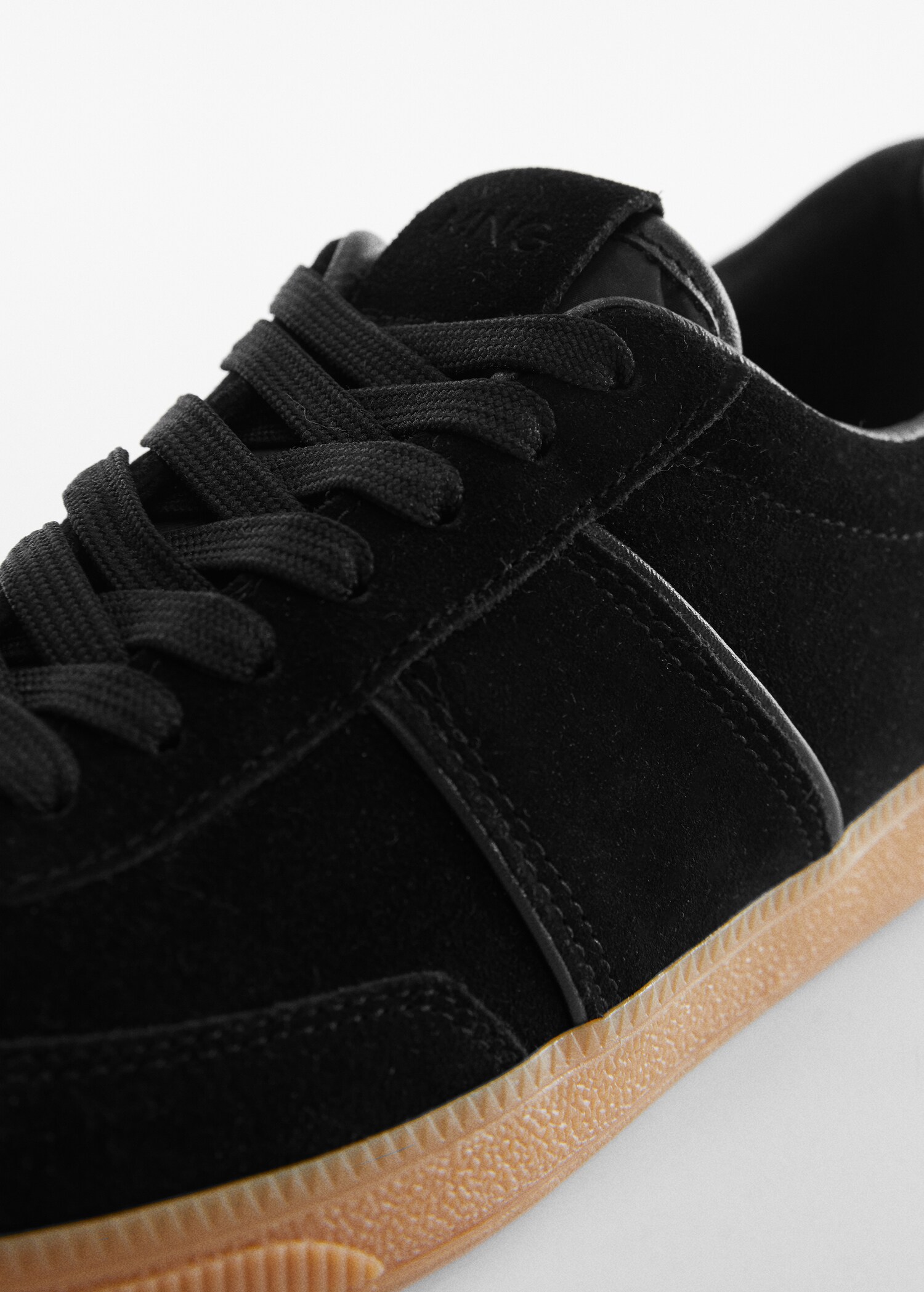 Buty sportowe skórzane na kontrastowej podeszwie - Szczegóły artykułu 2