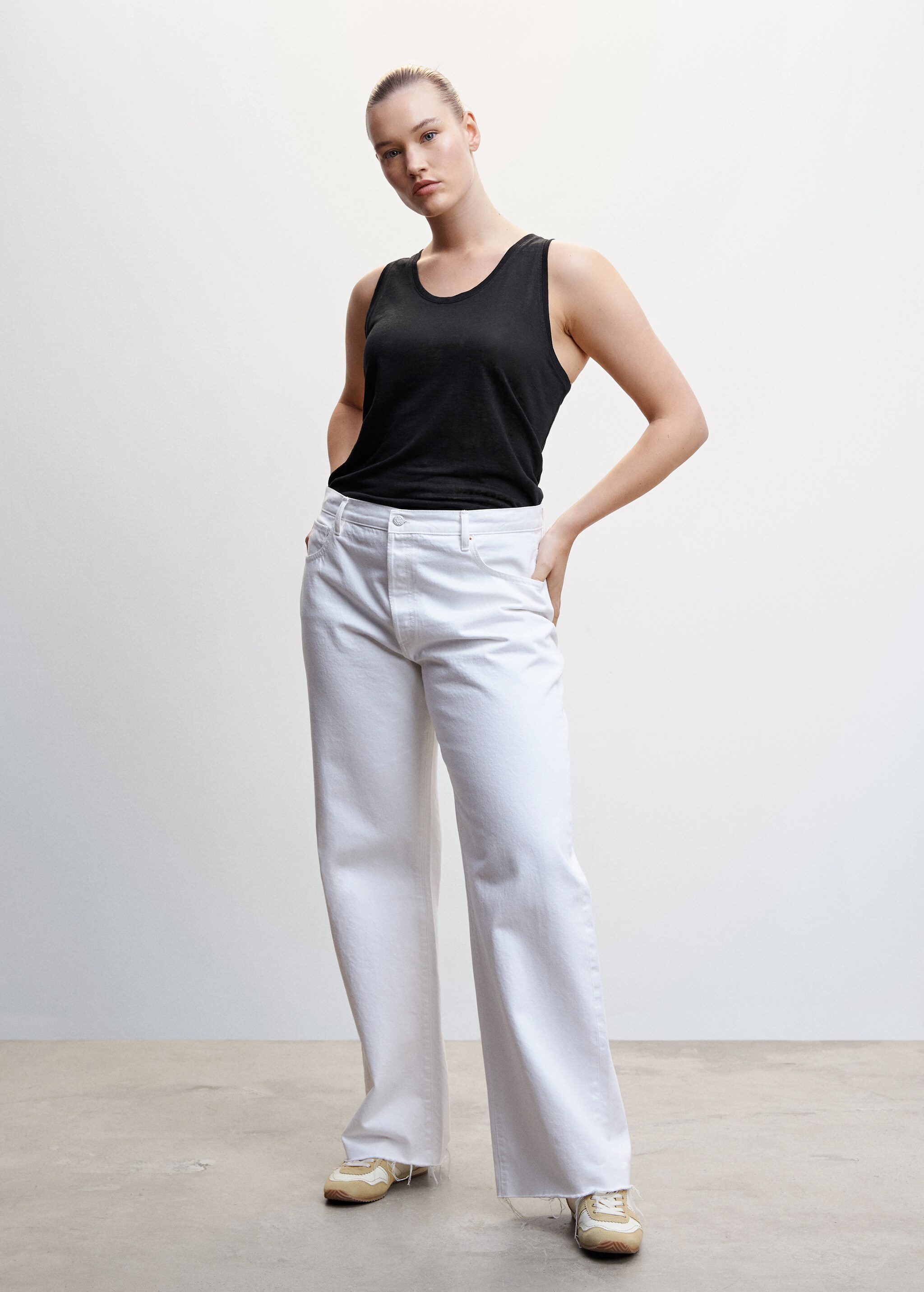 Strap linen top - Details of the article 3