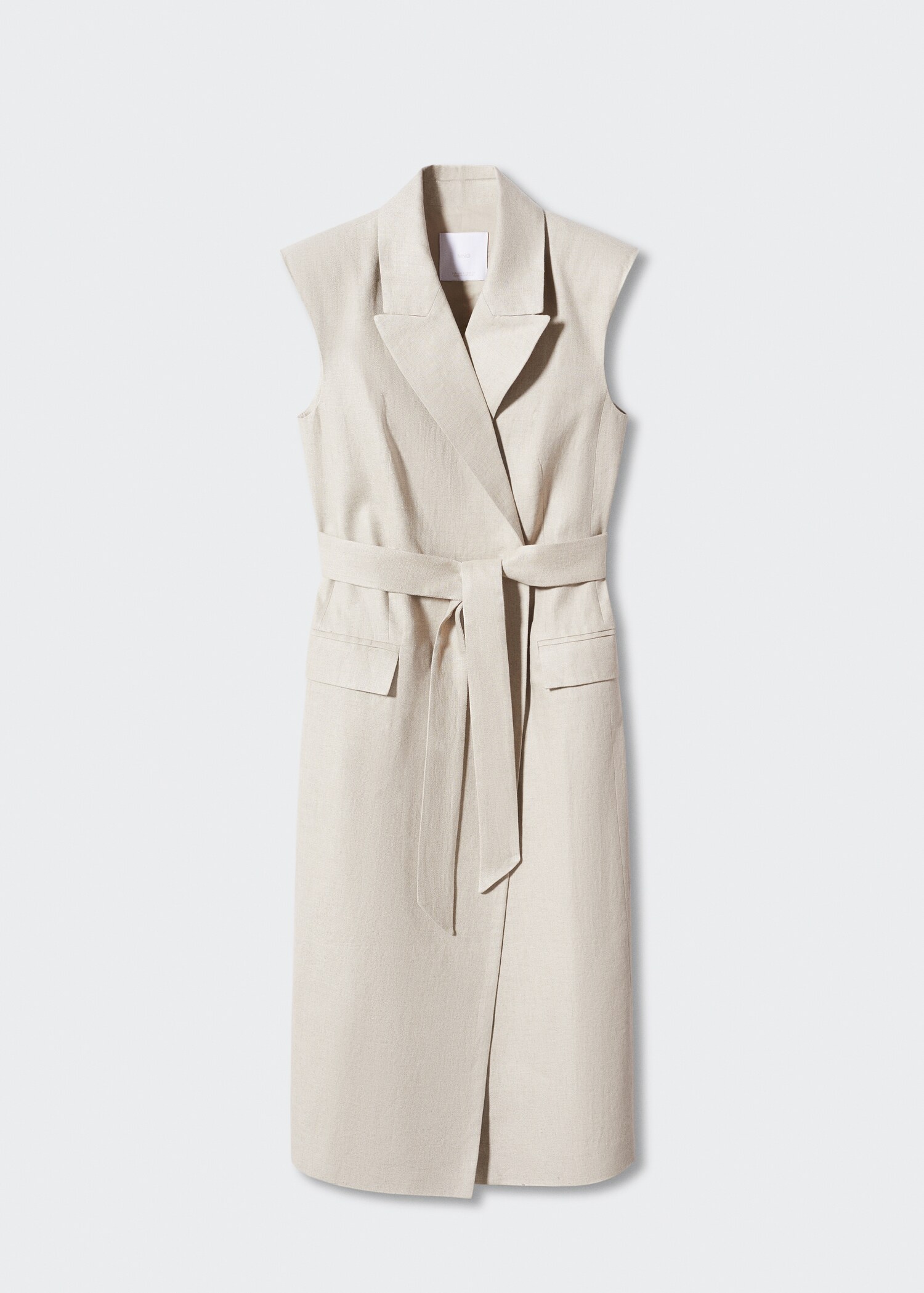Linen vest with bow - Article without model