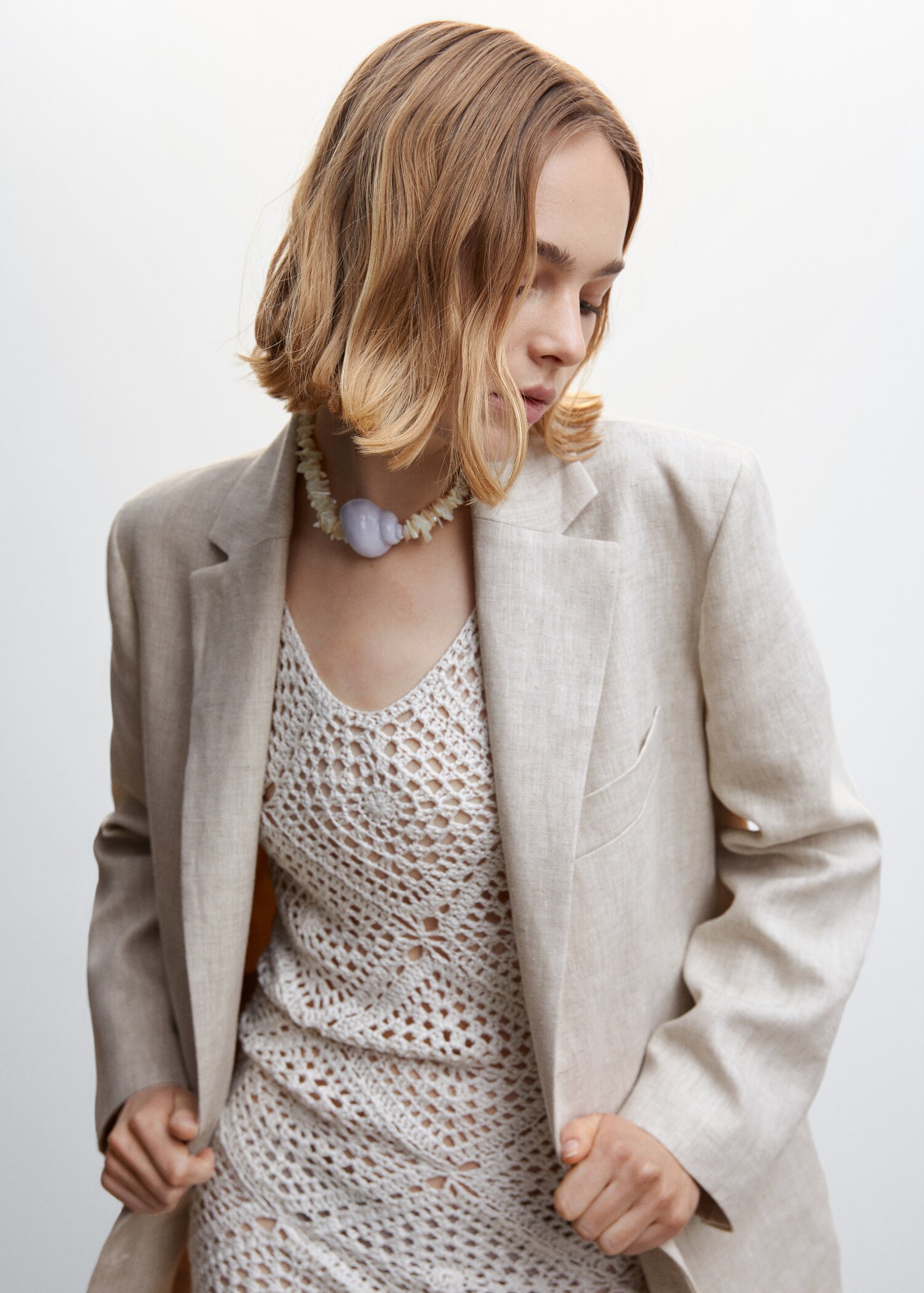 Oversized-Leinenblazer - Detail des Artikels 1