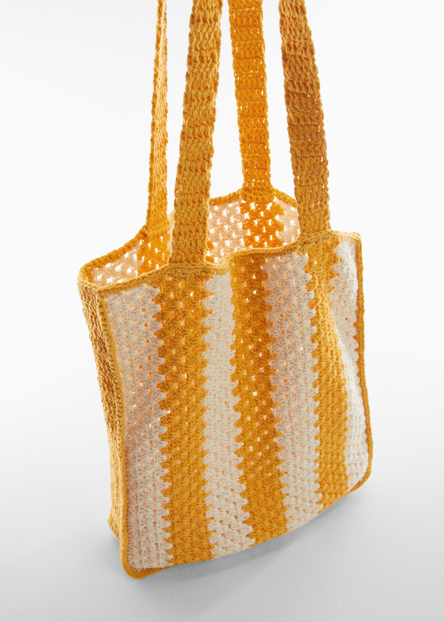 Bolso saco crochet - Plano medio