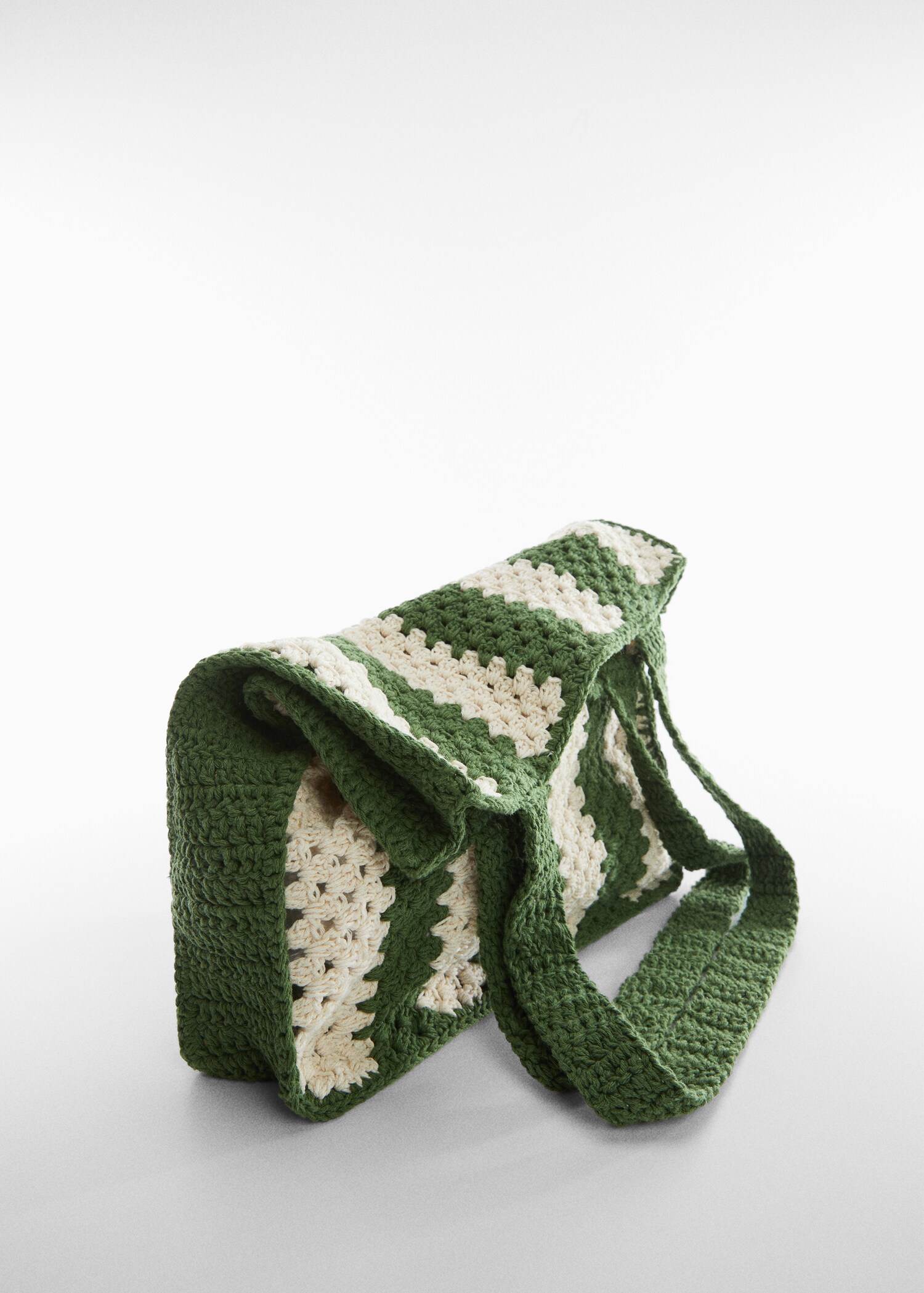 Bucket crochet bag - Medium plane