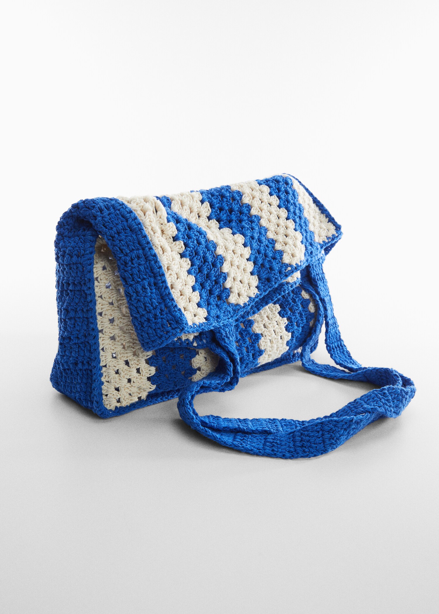 Bucket crochet bag - Medium plane
