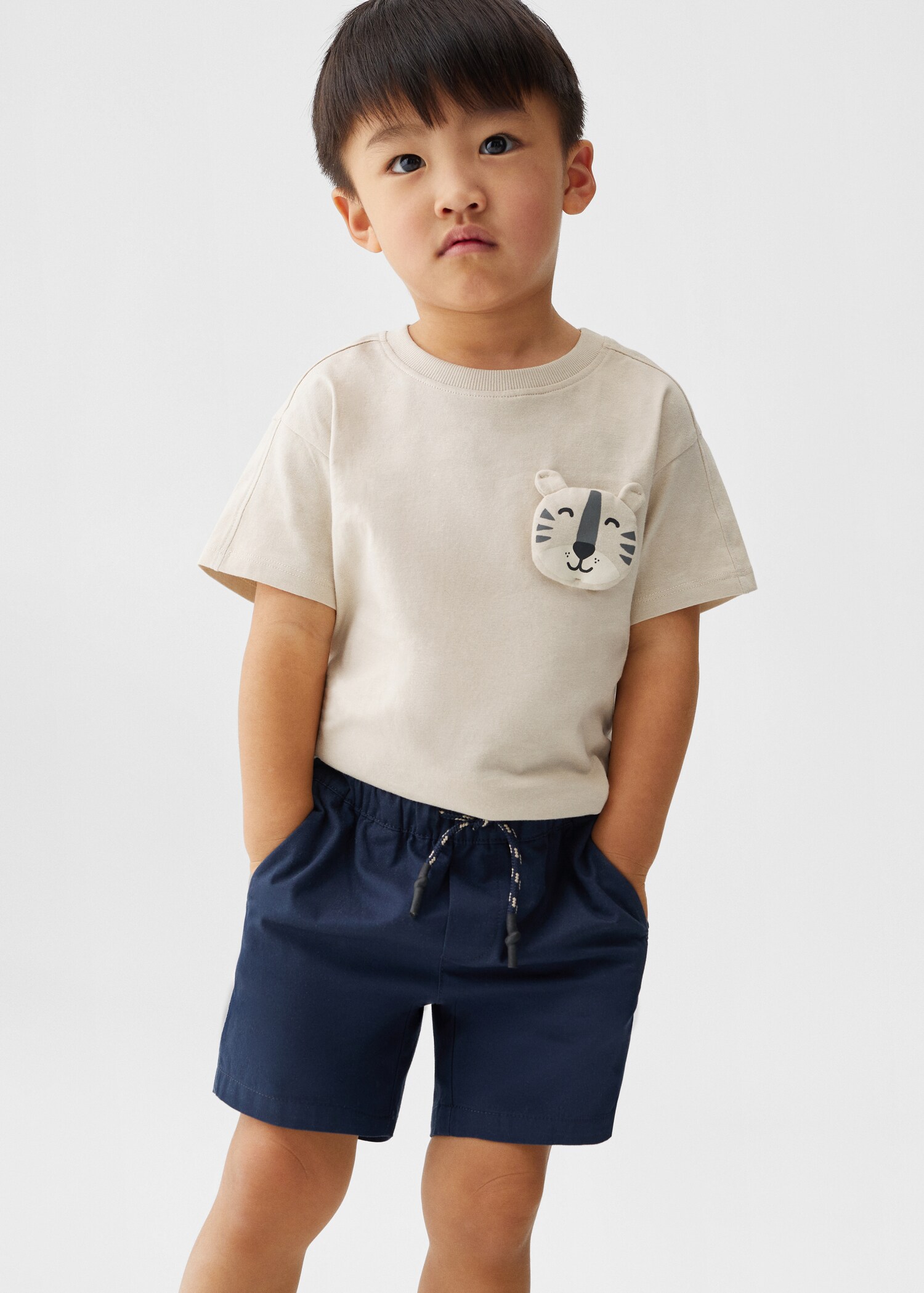 Cotton Bermuda shorts - Medium plane