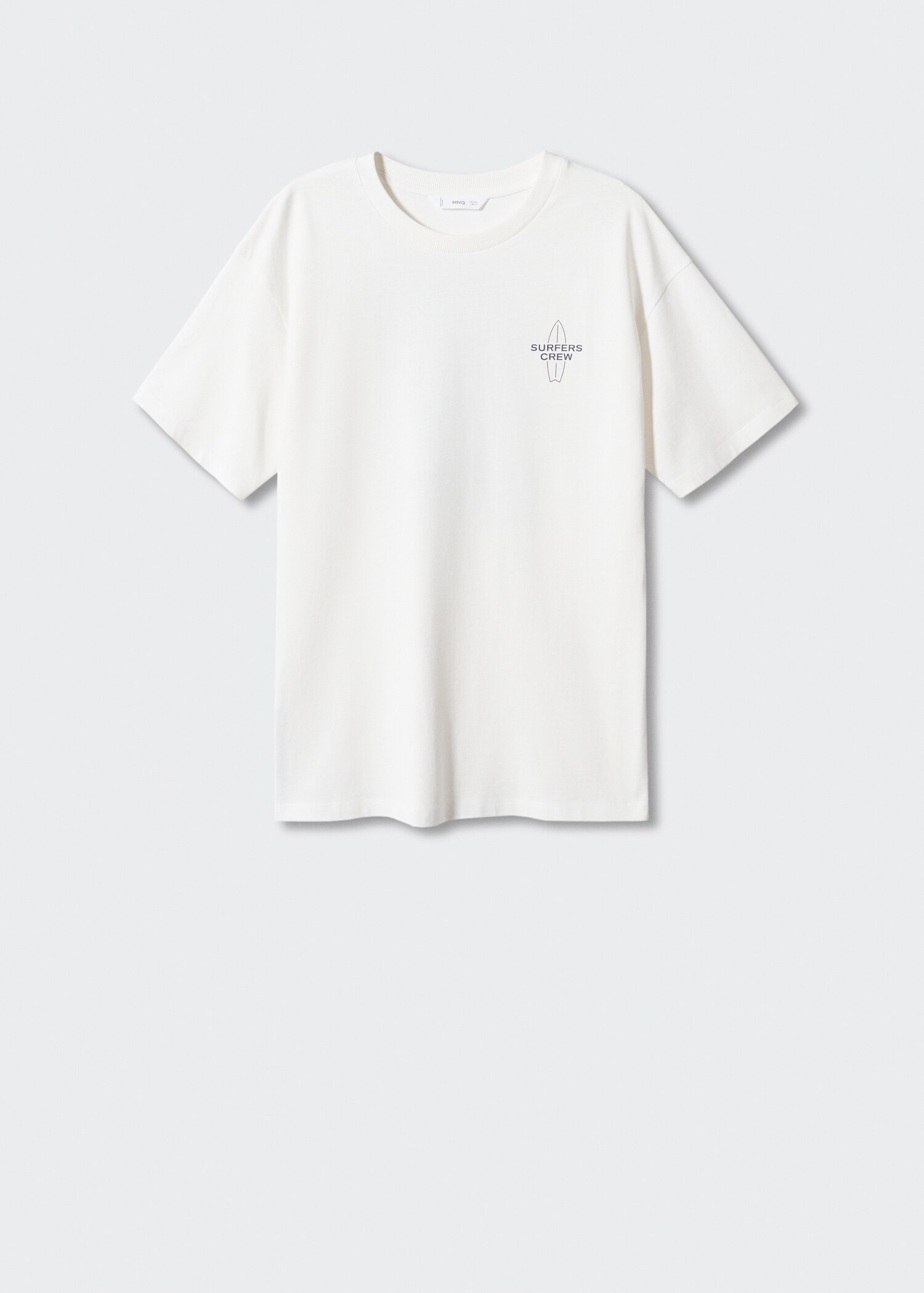 Printed cotton-blend T-shirt - Article without model
