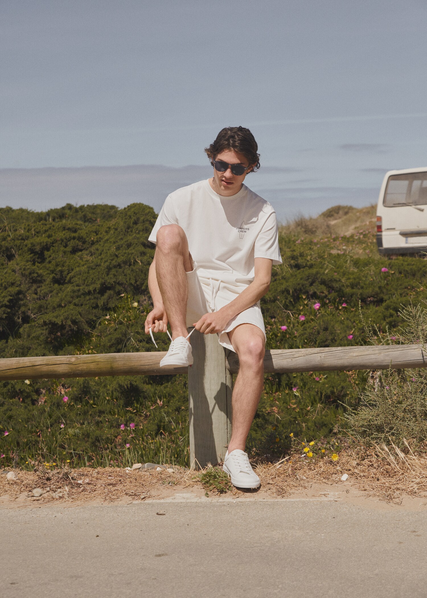 Printed cotton-blend T-shirt - Details of the article 5