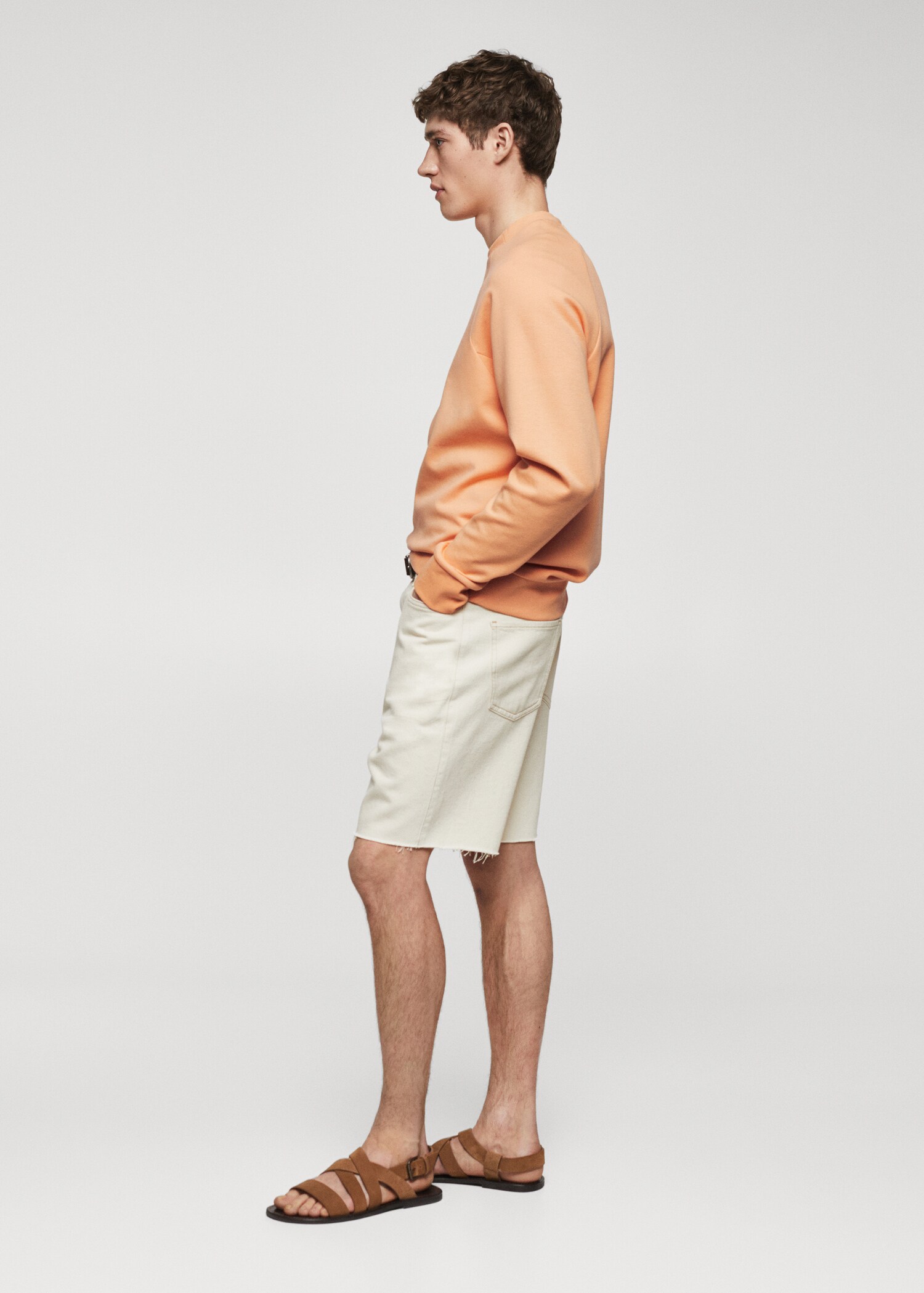 Lightweight cotton sweatshirt - Details of the article 2