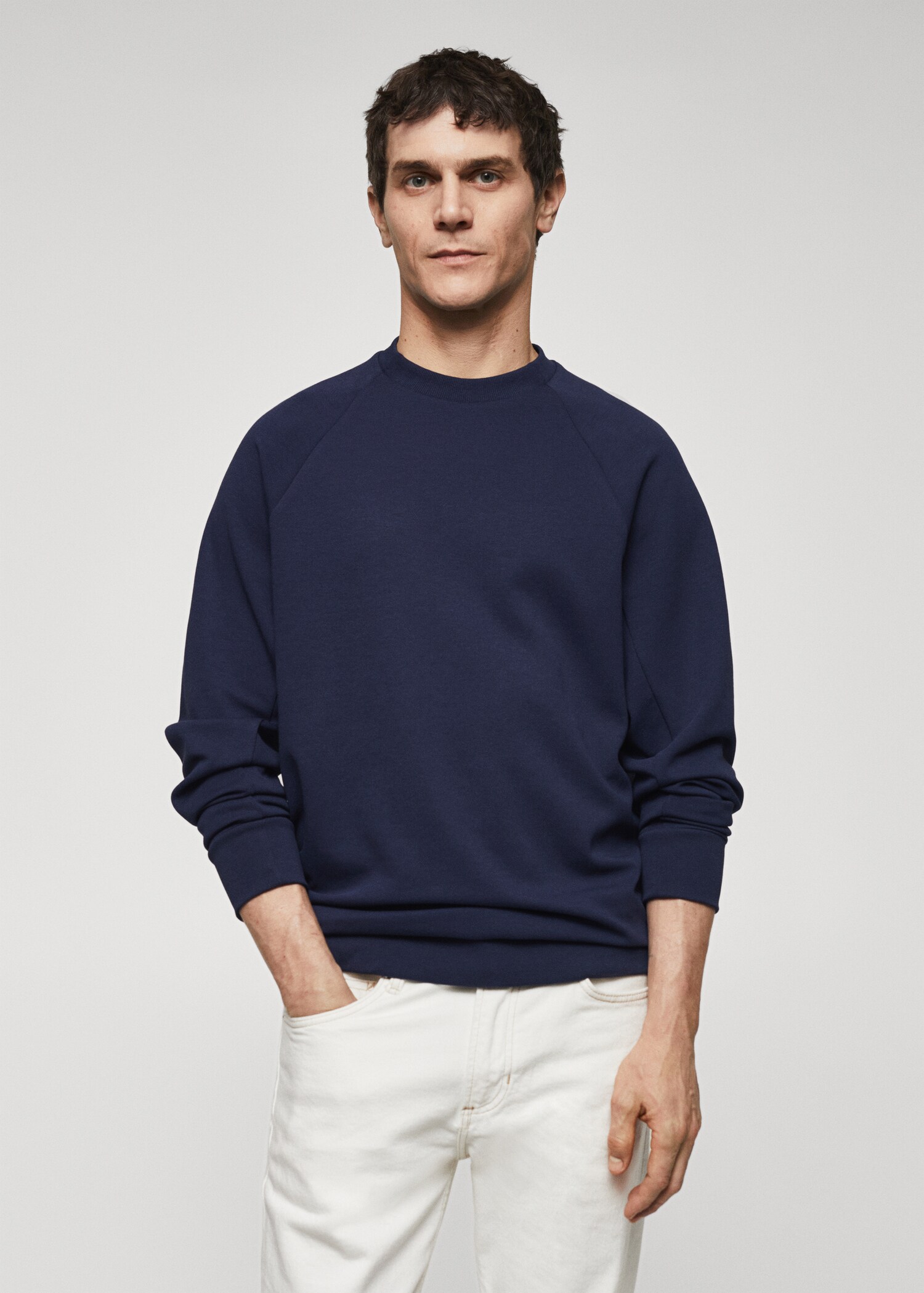 Lightweight cotton sweatshirt - Medium plane