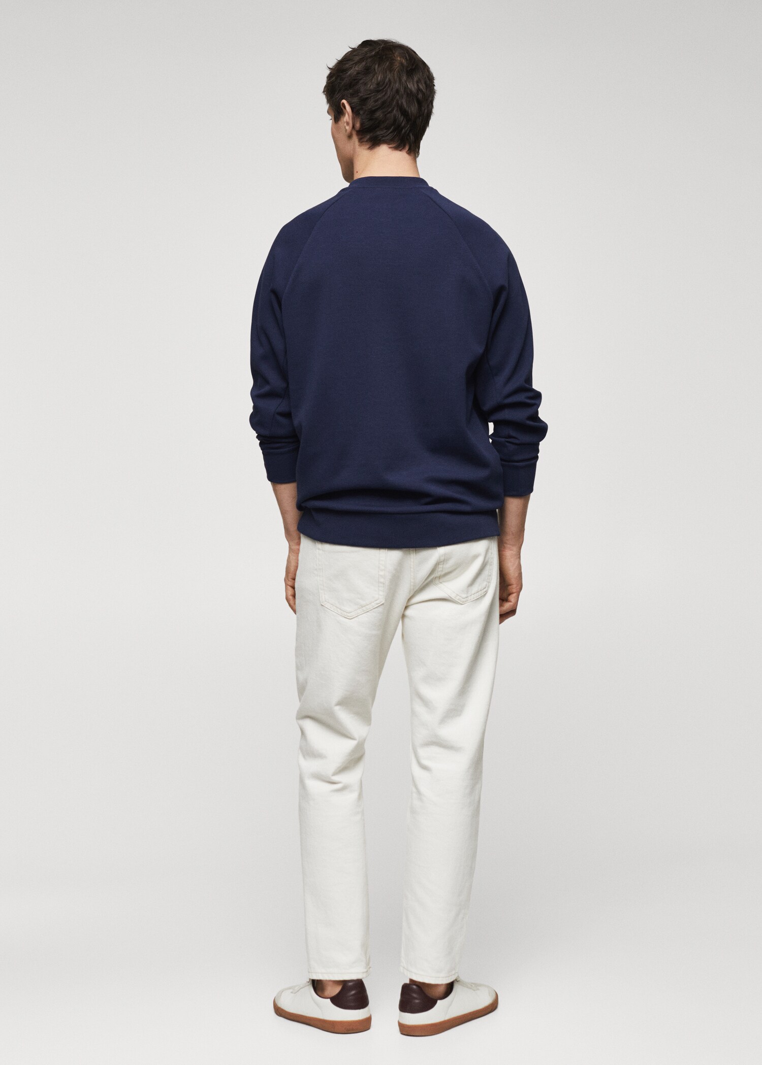 Lightweight cotton sweatshirt - Reverse of the article