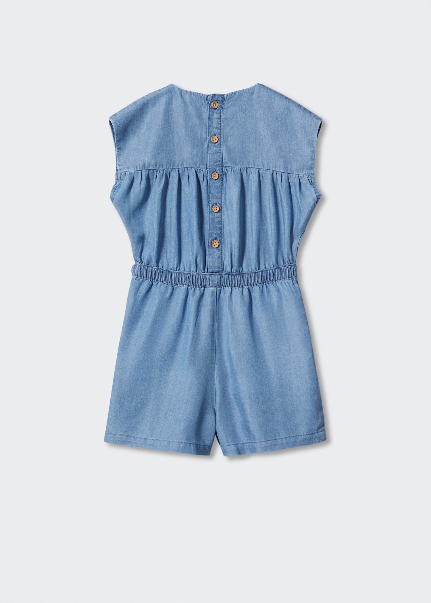 Short distressed jumpsuit - Reverse of the article