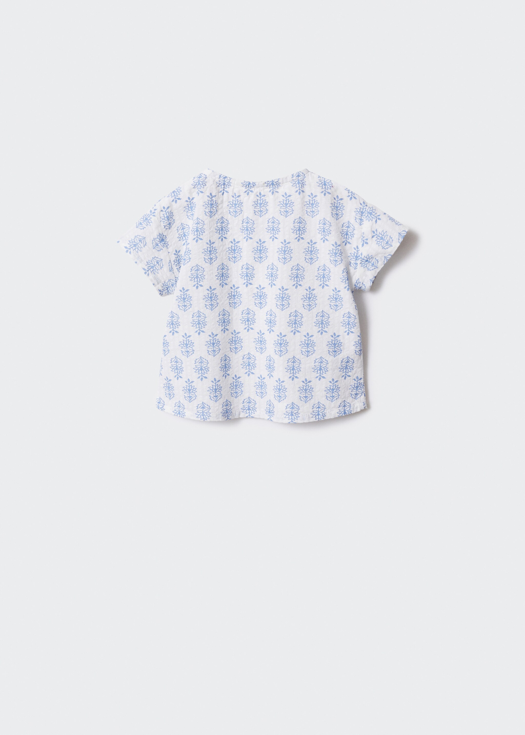 Floral print shirt - Reverse of the article