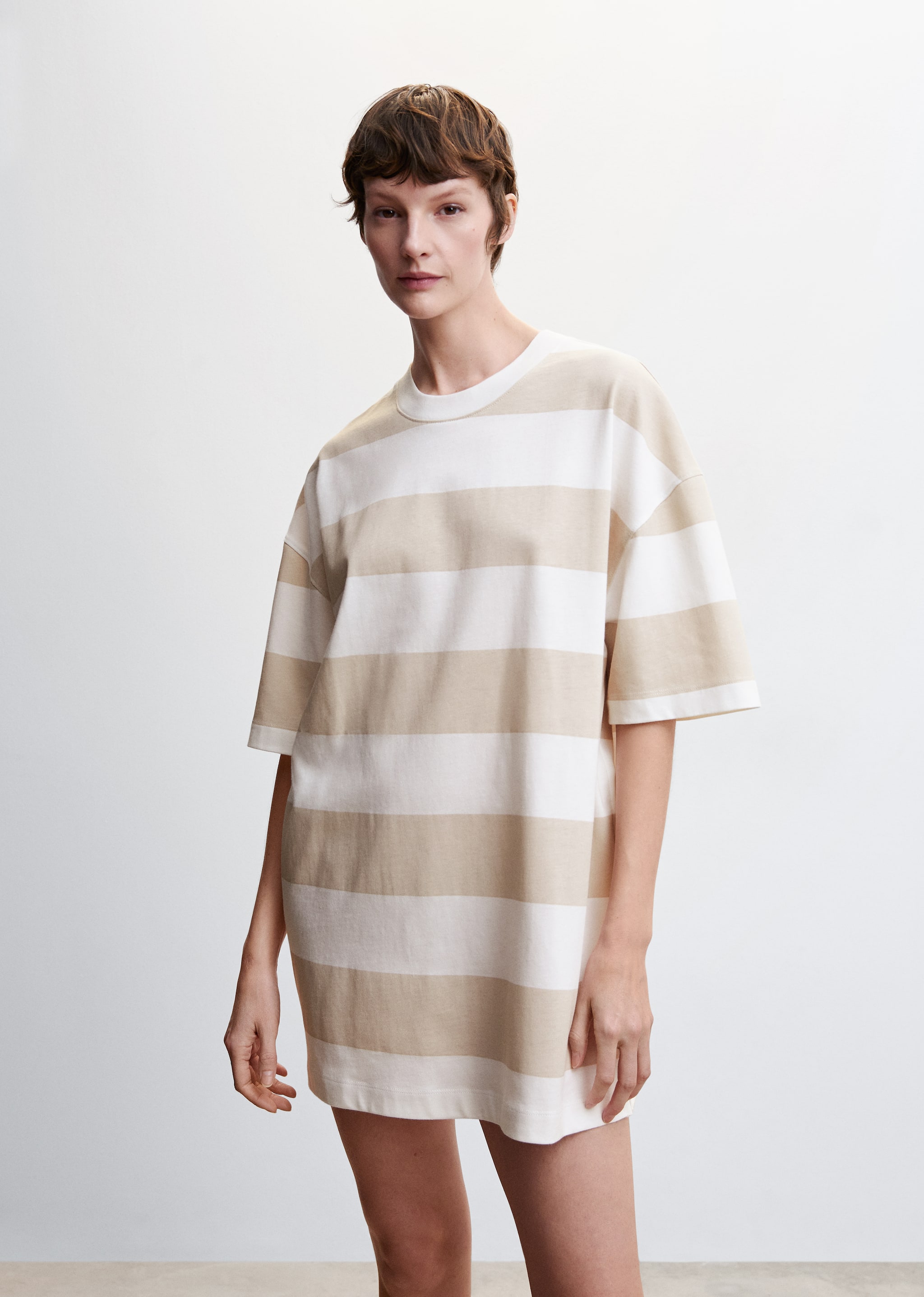 Striped cotton camisole - Medium plane