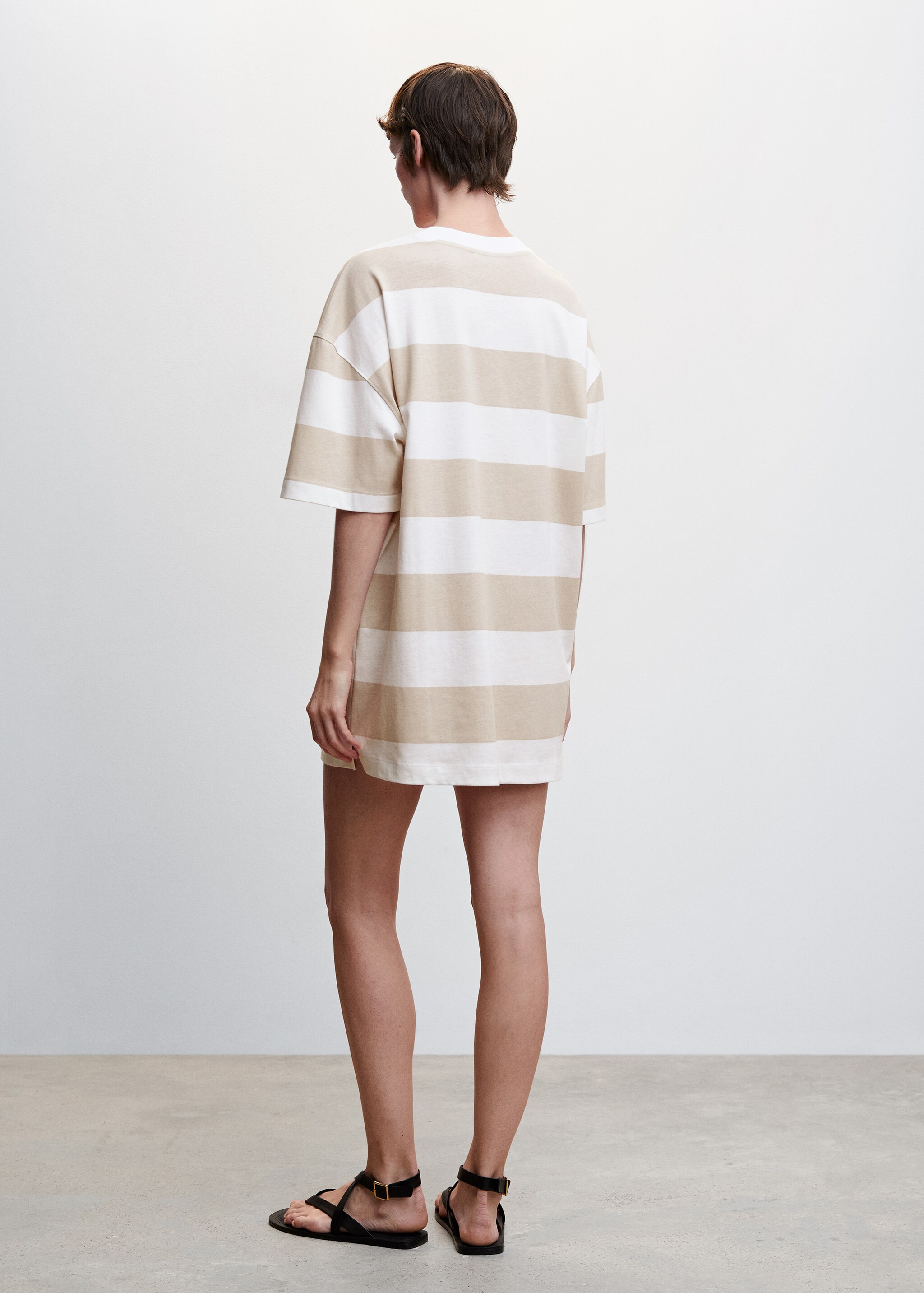  Striped cotton camisole - Reverse of the article