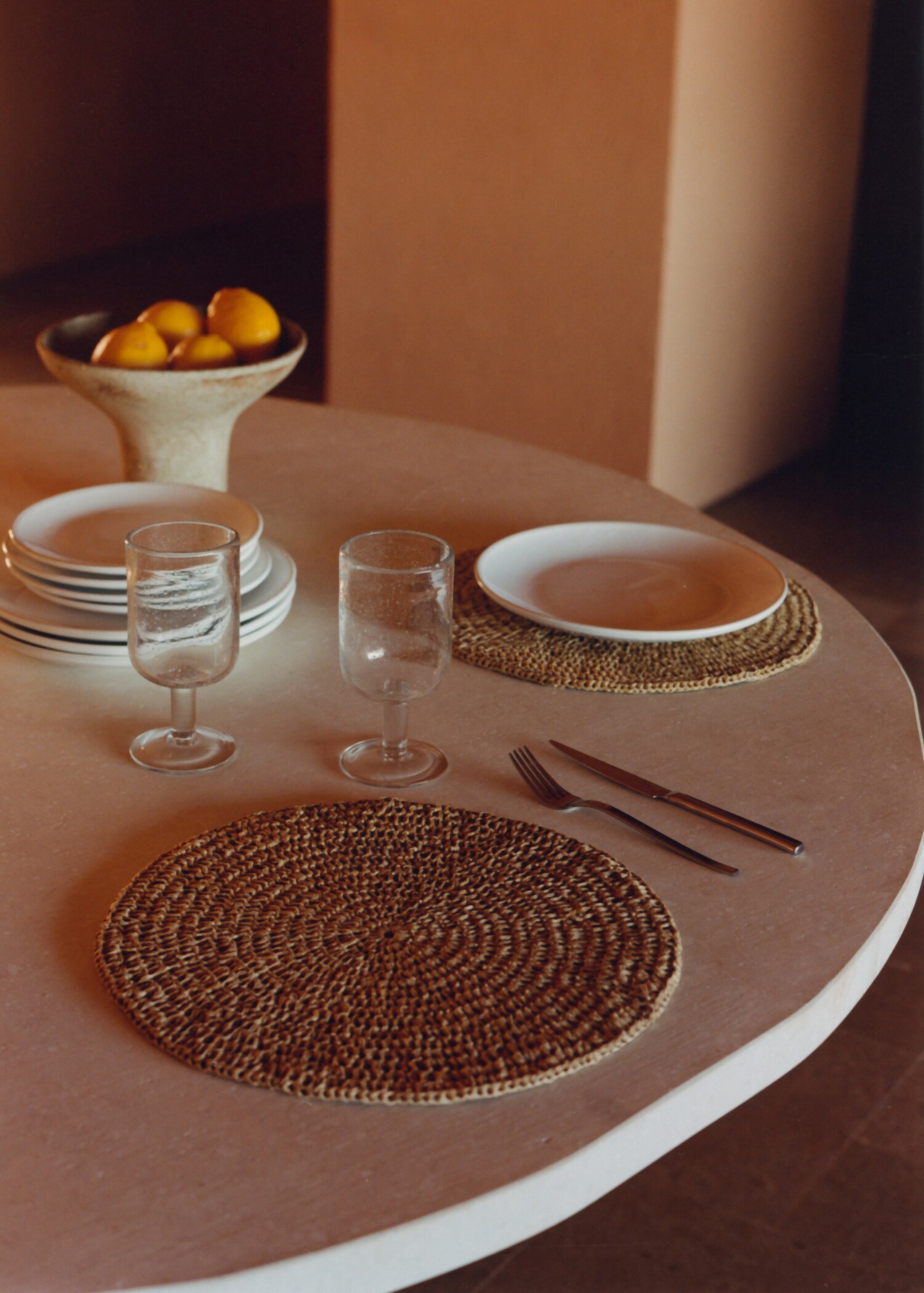 100% raffia round placemat - Details of the article 6
