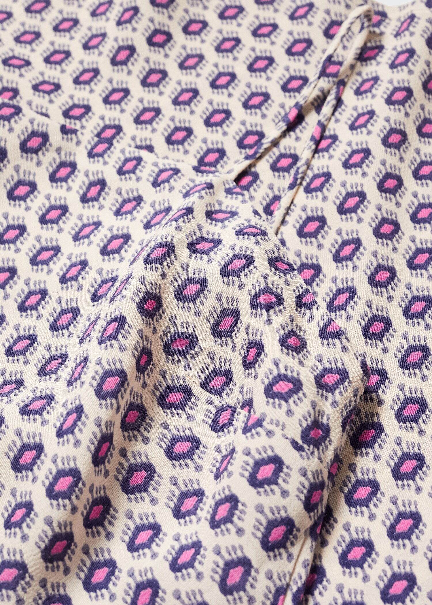 Long printed dress - Details of the article 8