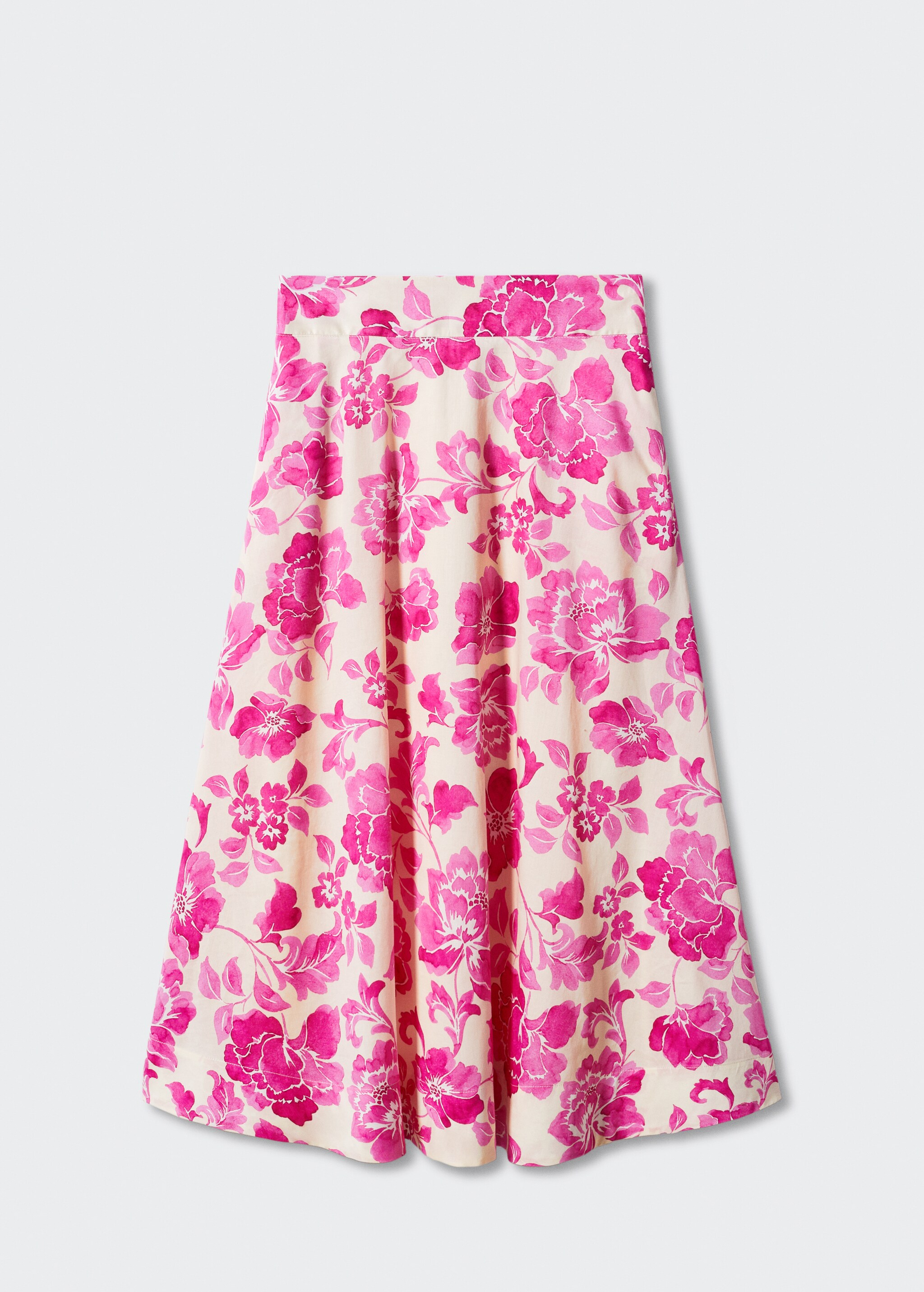 Printed midi skirt - Article without model
